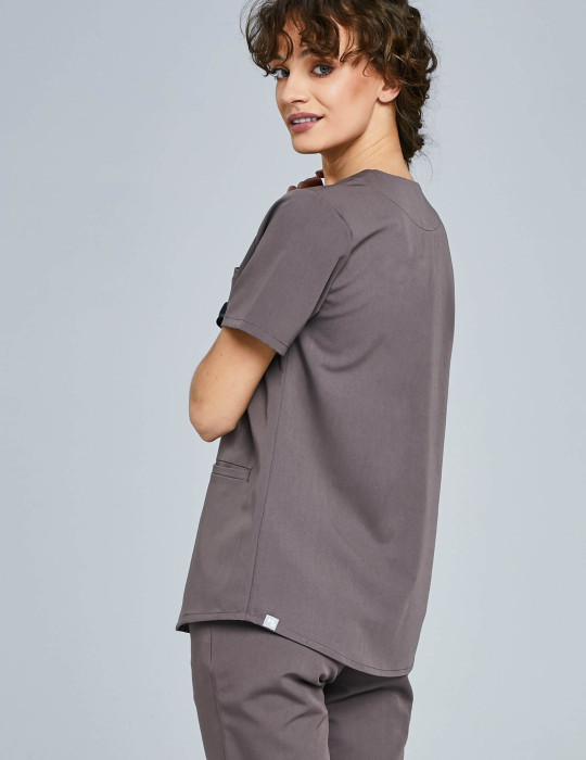 Zdravotnícka mikina Grace - CHOCOLATE BROWN