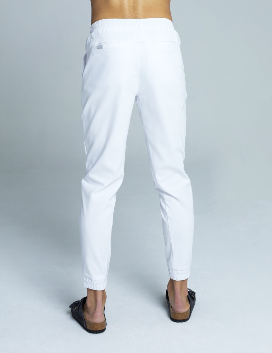 Pánske nohavice Joggers - biele