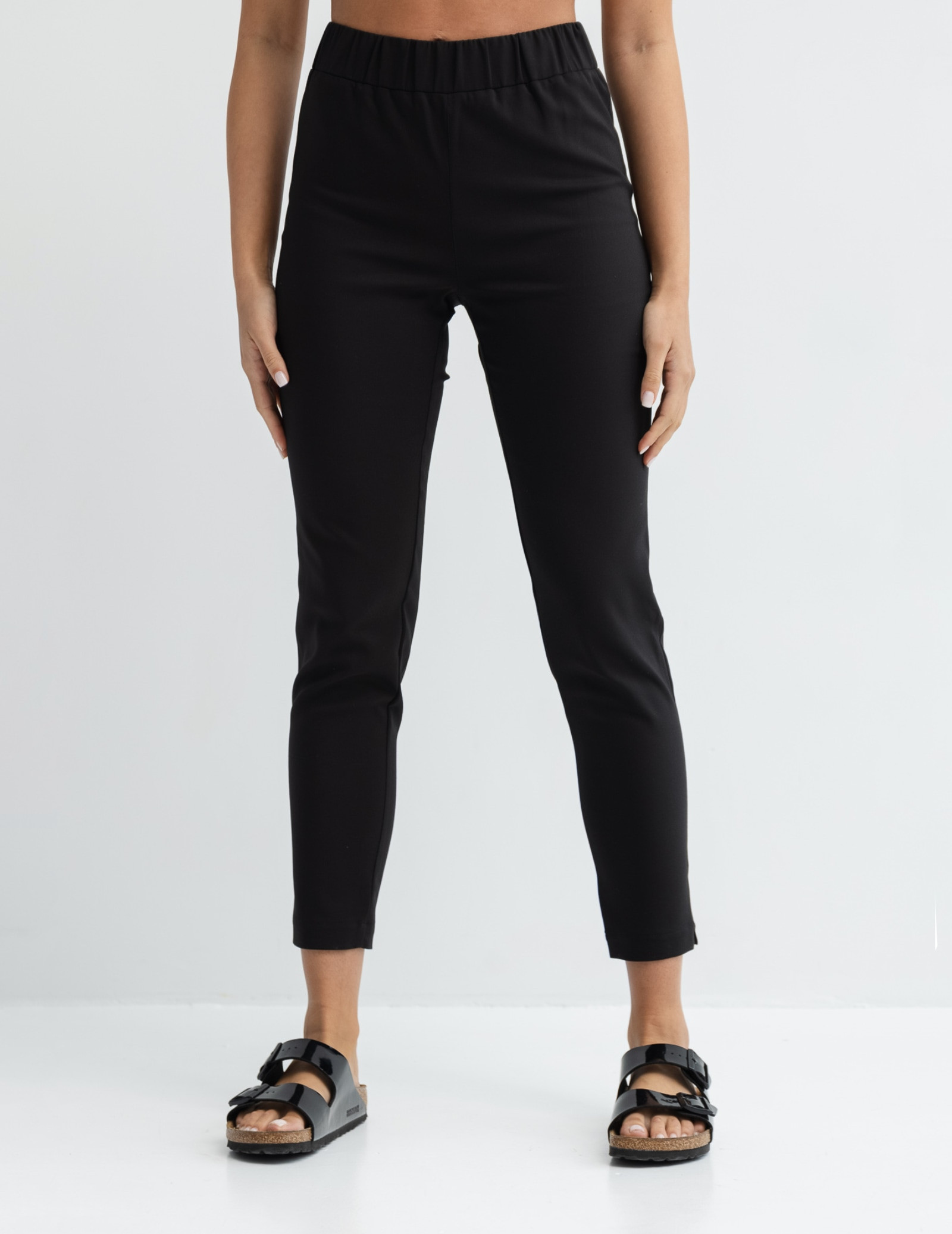 Dámske Lekárske Nohavice Slim Fit- True Black