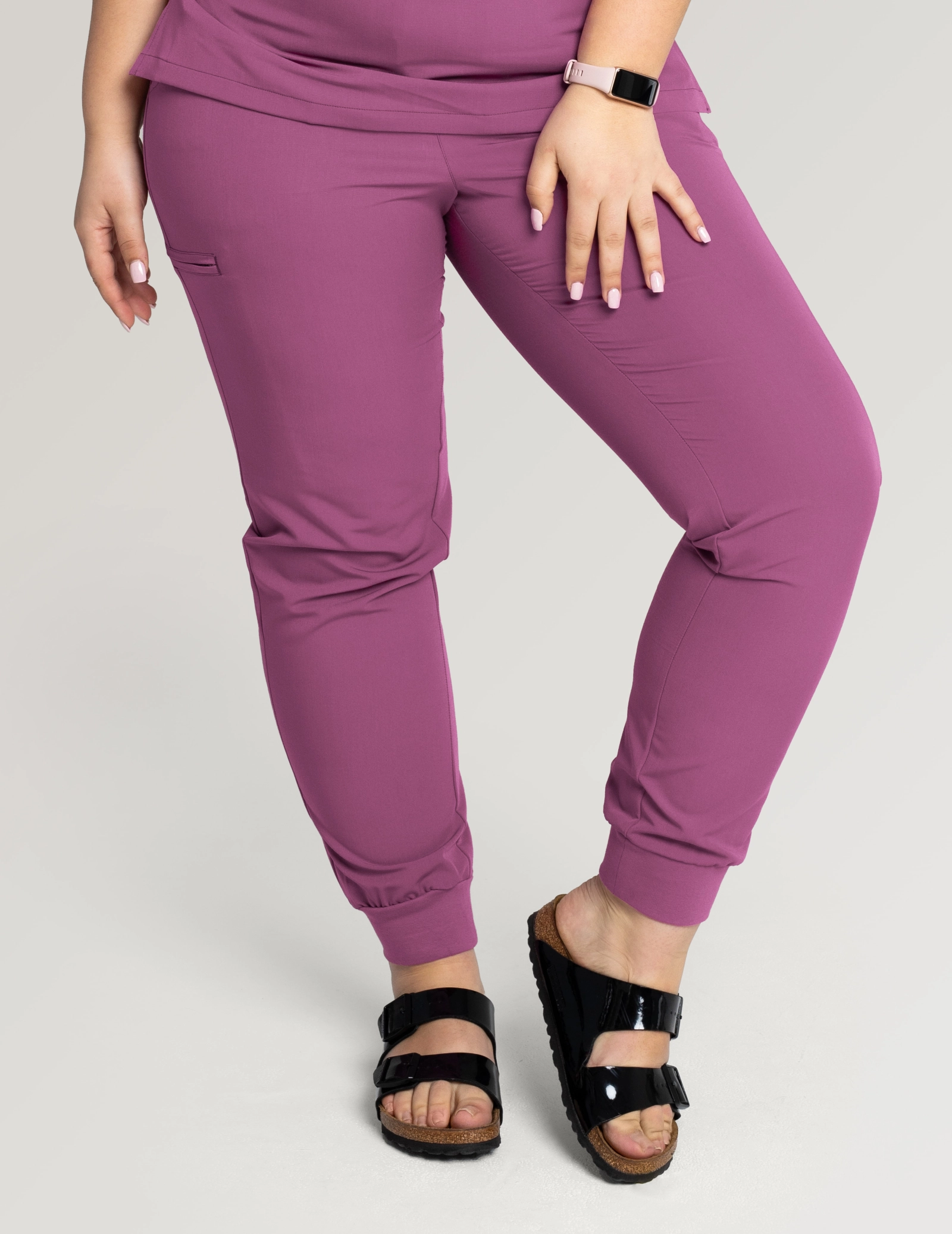Dámske nohavice Joggers - BURGUNDY