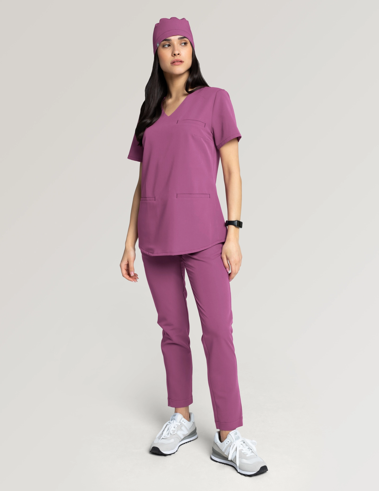 Dámske nohavice Basic - BURGUNDY