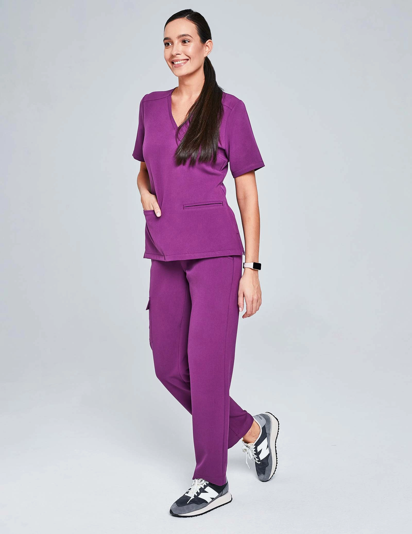 Lekárska Mikina Casy - GRAPE PURPLE