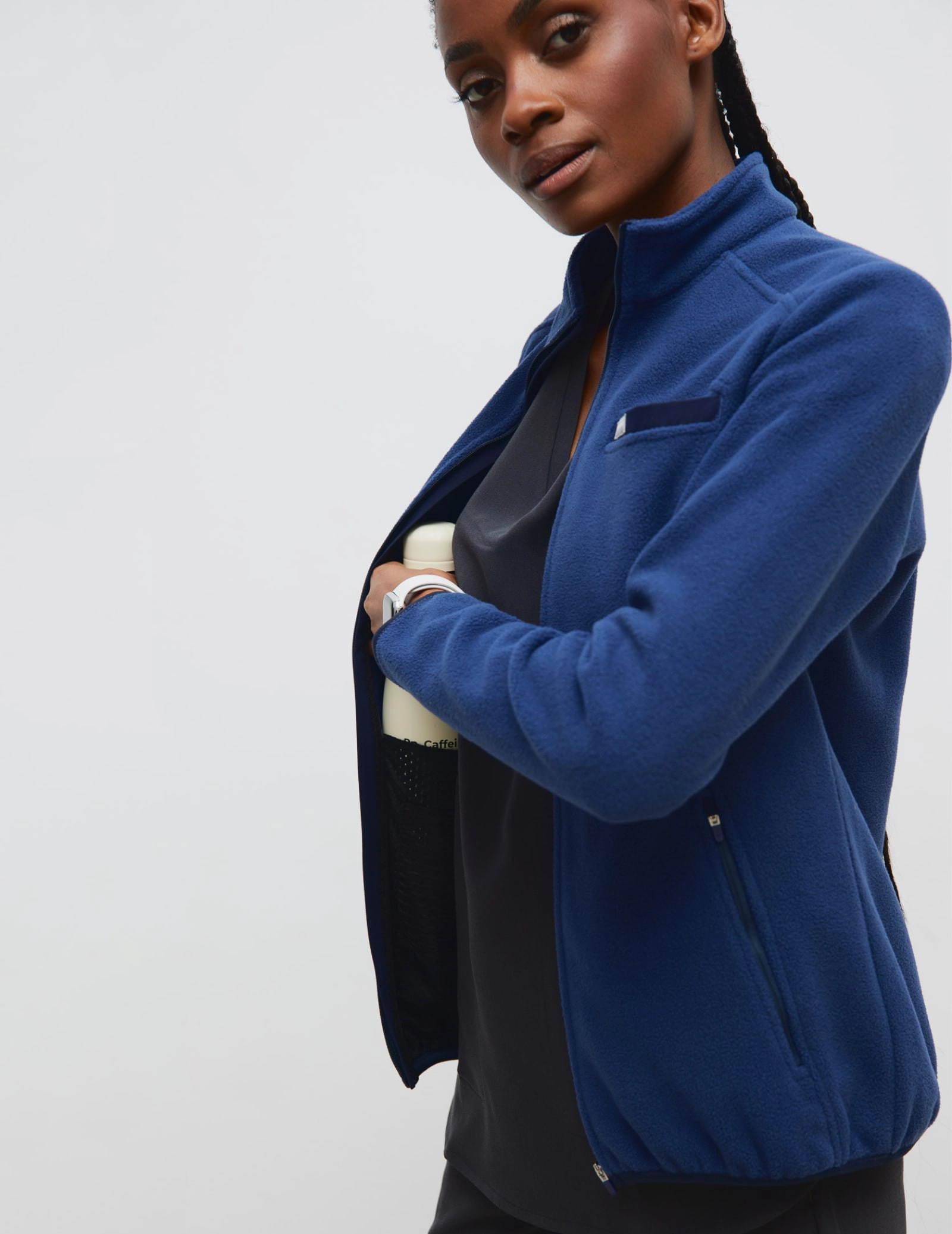 Dámska Fleece Mikina COZY HEAT- NAVY