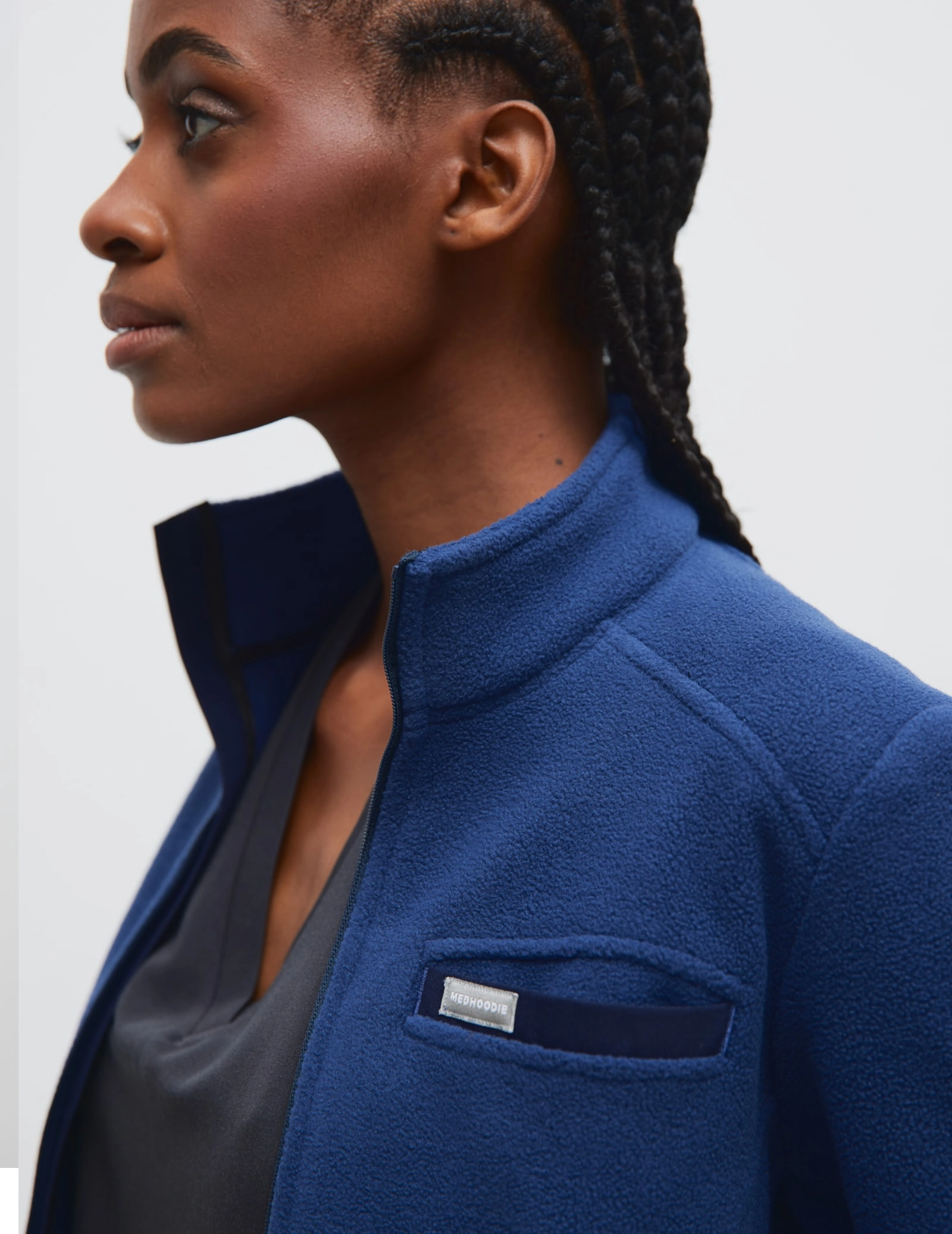 Dámska Fleece Mikina COZY HEAT- NAVY