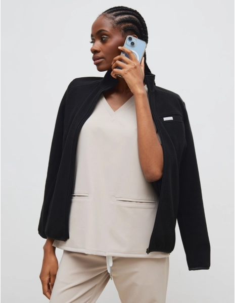 Dámska Fleece Mikina COZY HEAT- BLACK