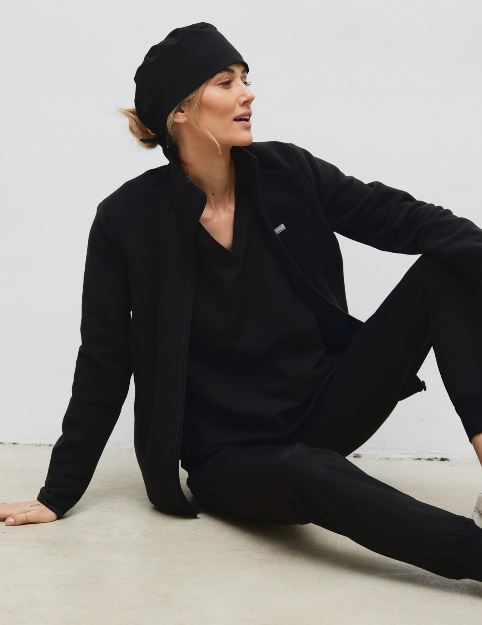 Dámska Fleece Mikina COZY HEAT- BLACK