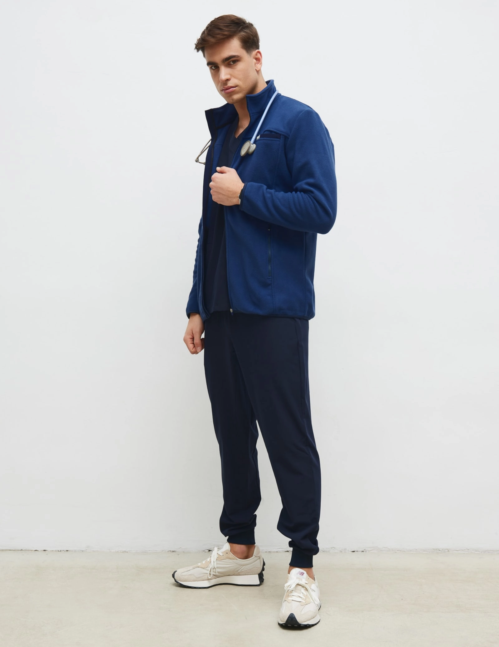 Pánska Fleece Mikina COZY HEAT- NAVY