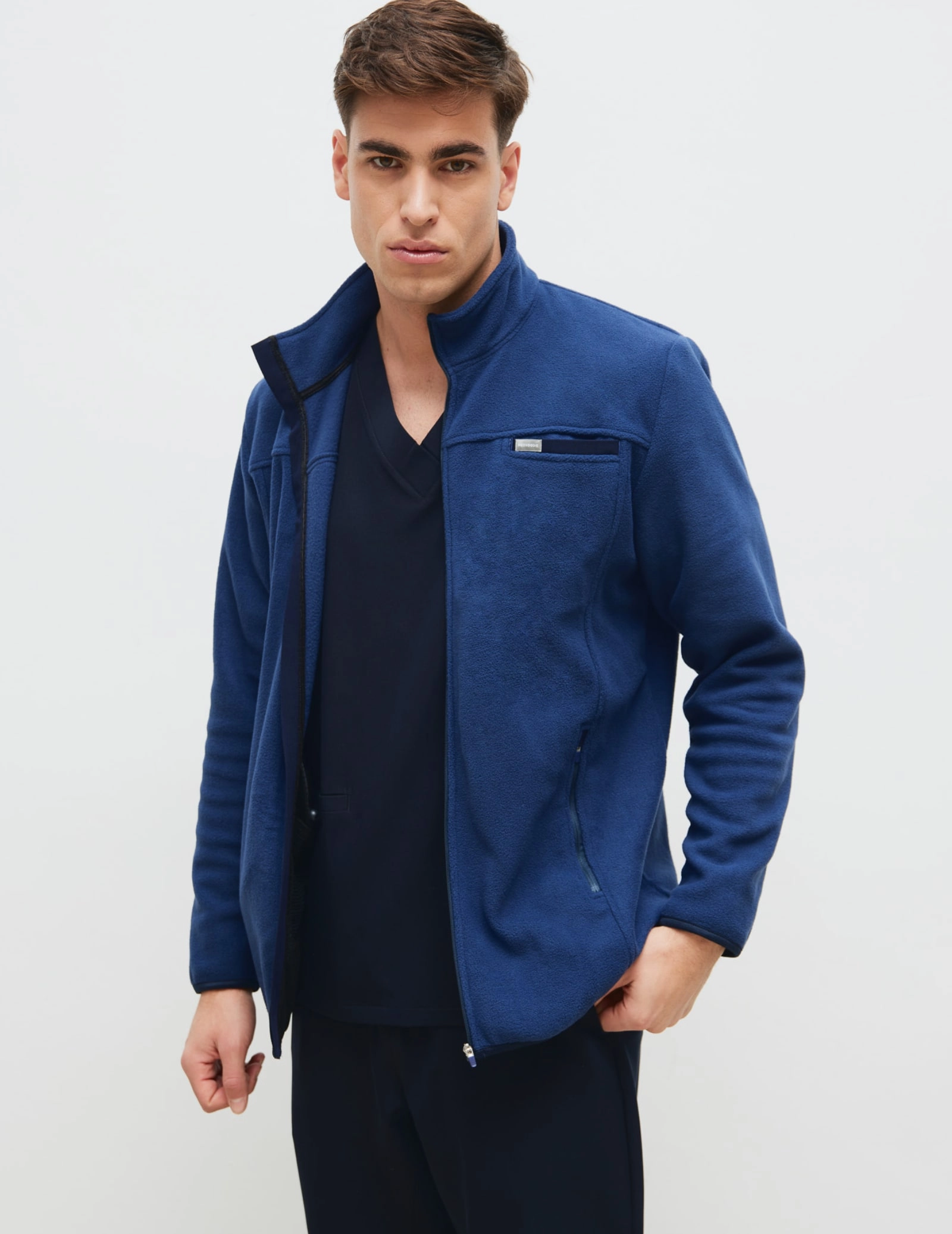 Pánska Fleece Mikina COZY HEAT- NAVY