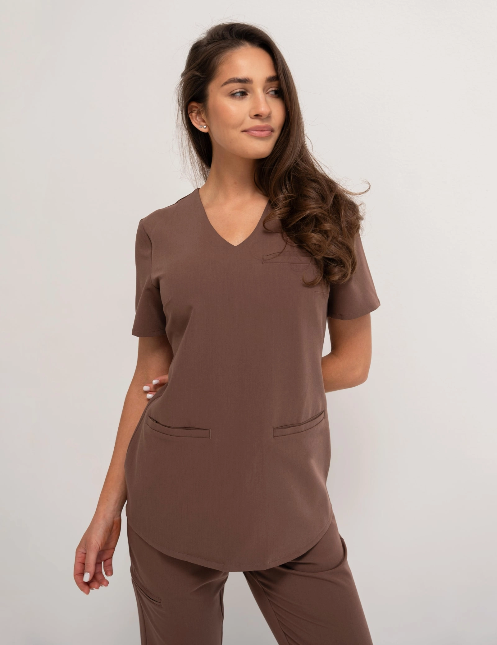 Zdravotnícka mikina Grace - MILKY BROWN Zdravotnícka mikina Grace - MILKY BROWN