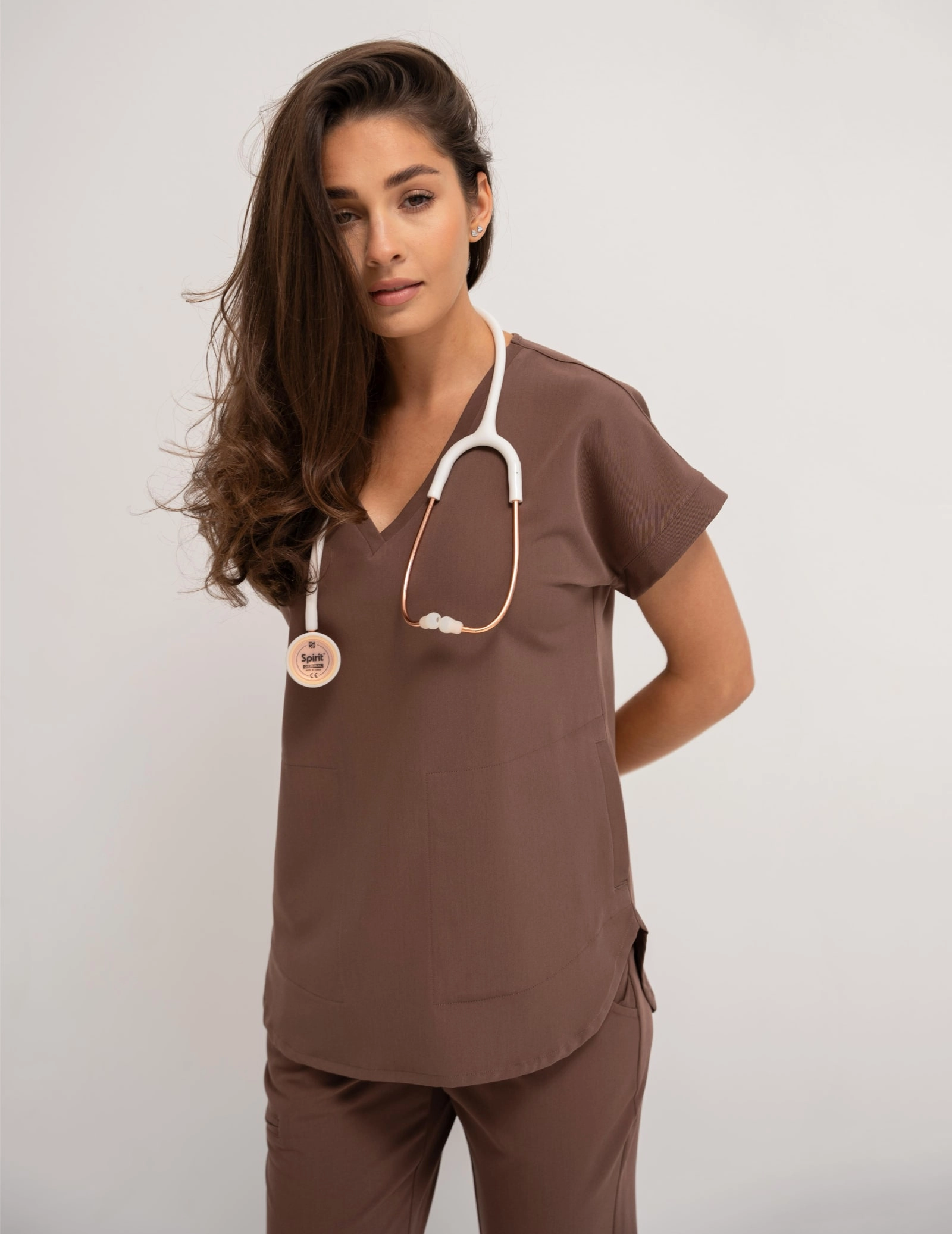 Zdravotnícka mikina Kendall - MILKY BROWN Zdravotnícka mikina Kendall - MILKY BROWN