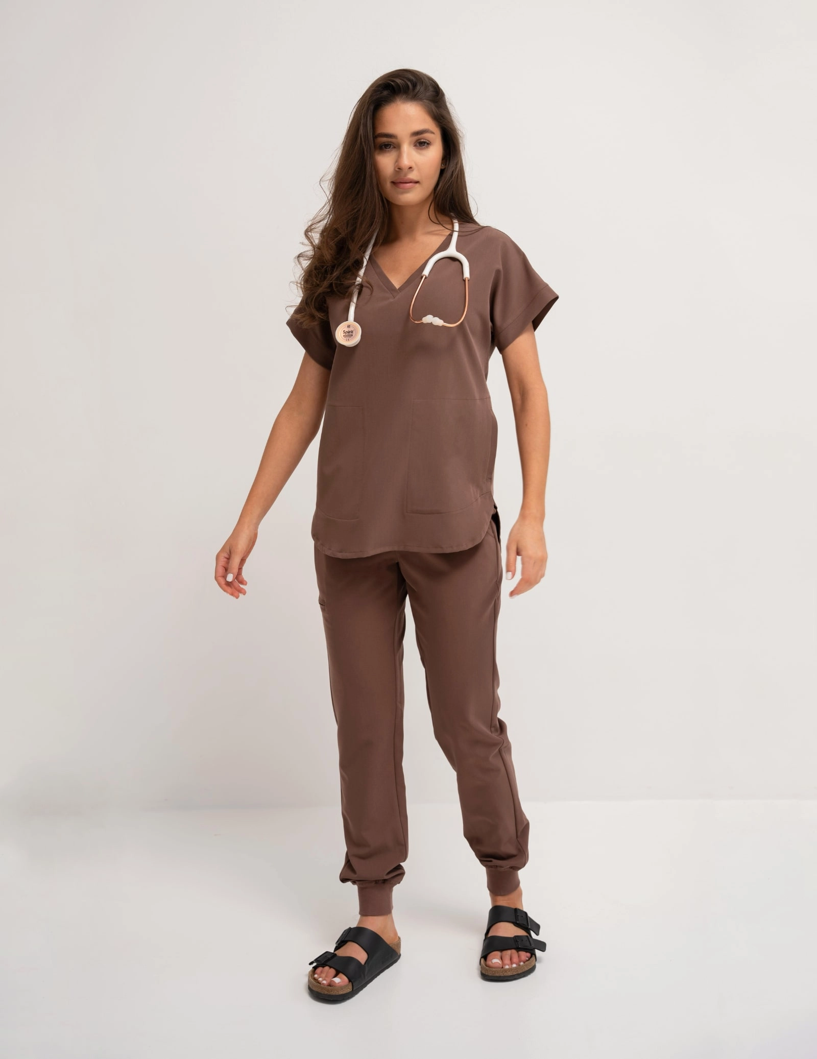 Zdravotnícka mikina Kendall - MILKY BROWN Zdravotnícka mikina Kendall - MILKY BROWN