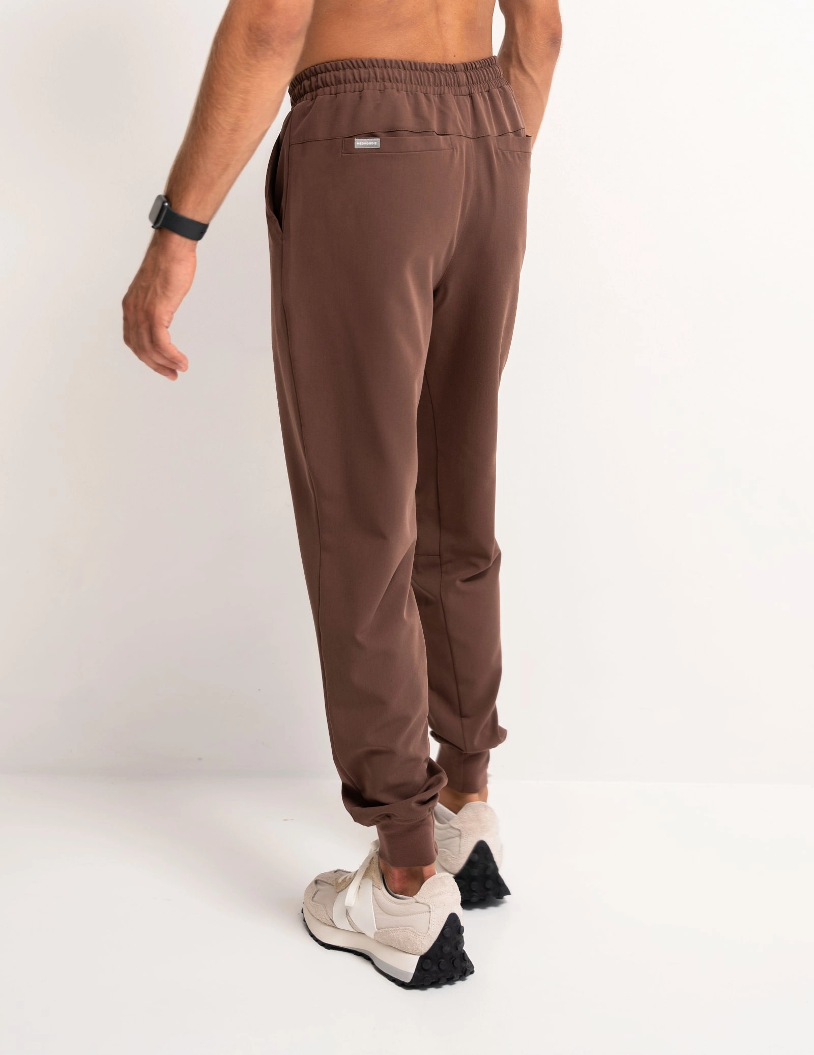 Pánske nohavice Joggers - MILKY BROWN Pánske nohavice Joggers - MILKY BROWN
