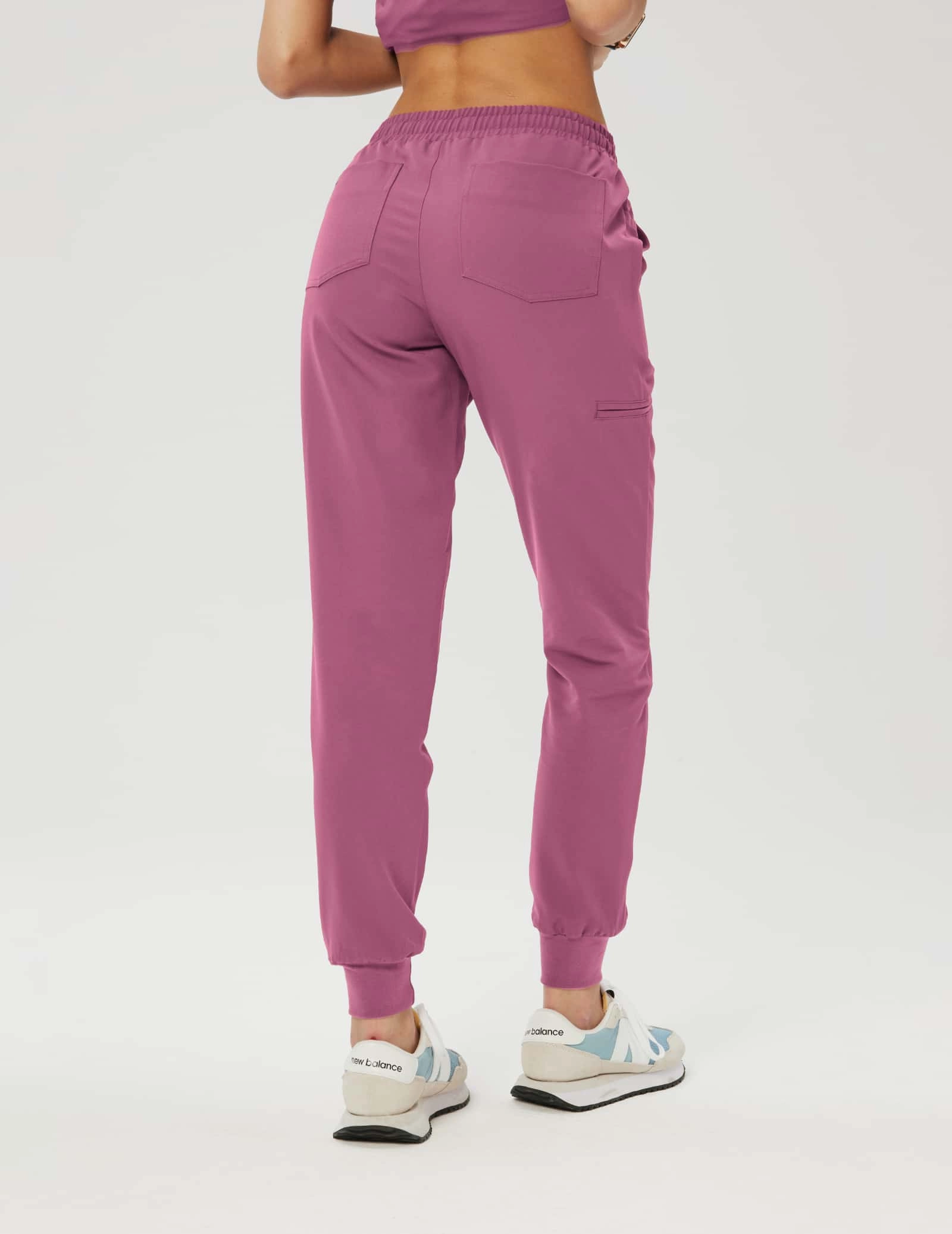 Dámske nohavice Joggers - BURGUNDY