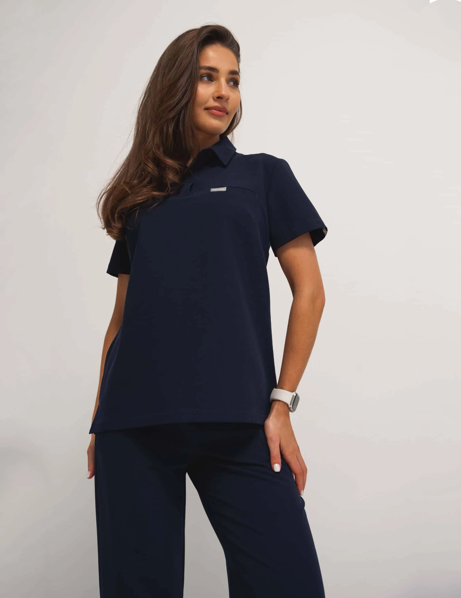 Lekárska Mikina Polo - Dark Navy