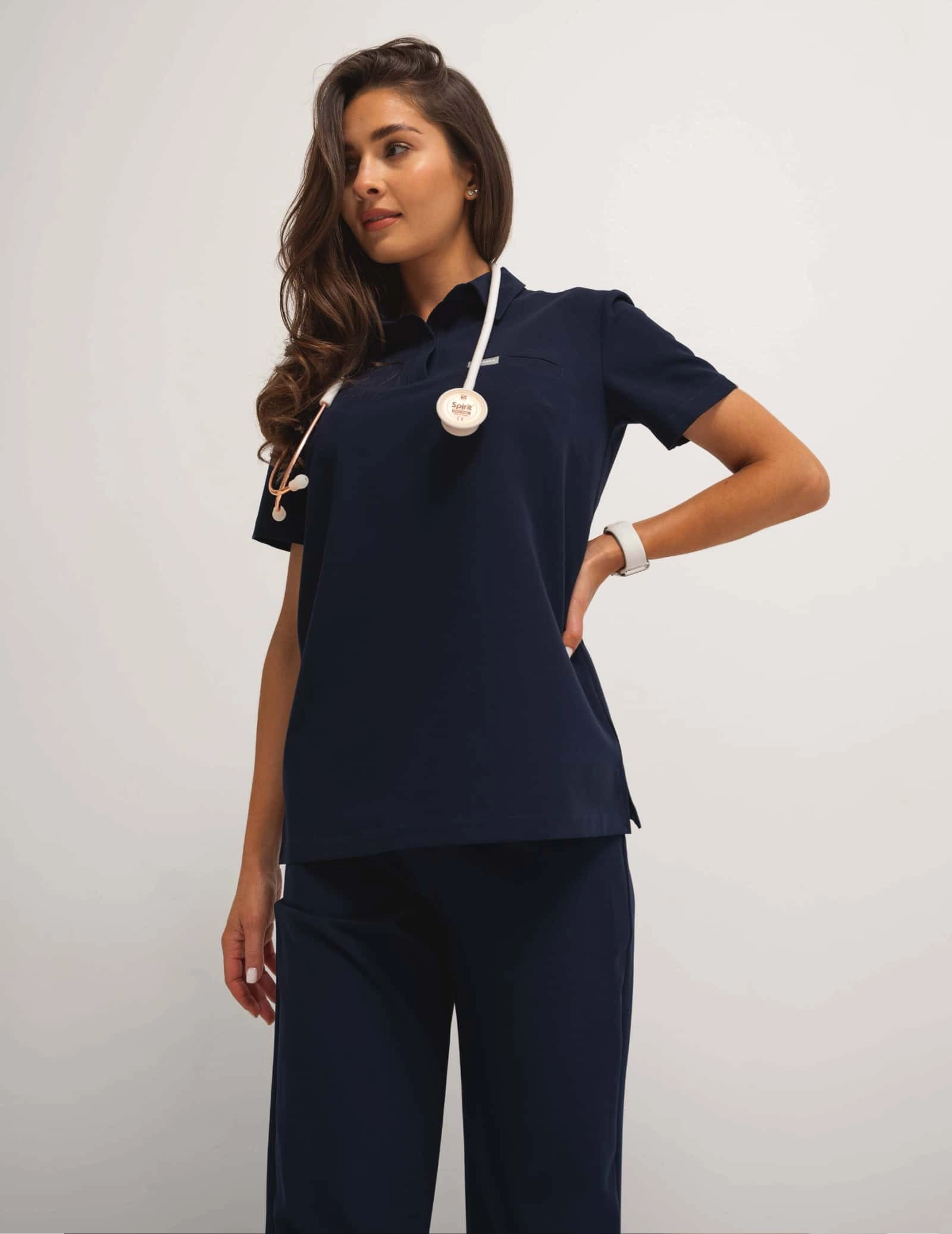 Lekárska Mikina Polo - Dark Navy