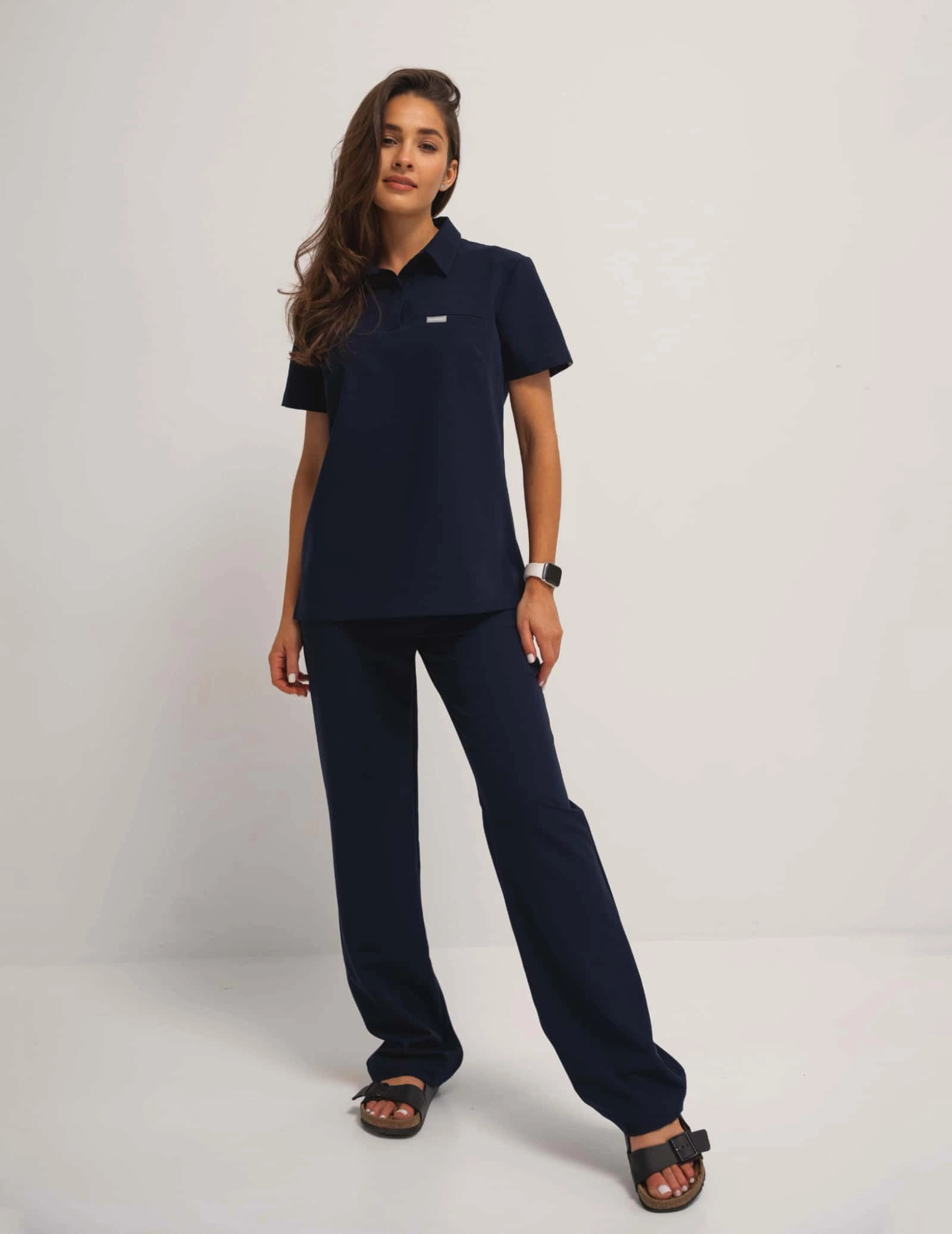 Lekárska Mikina Polo - Dark Navy