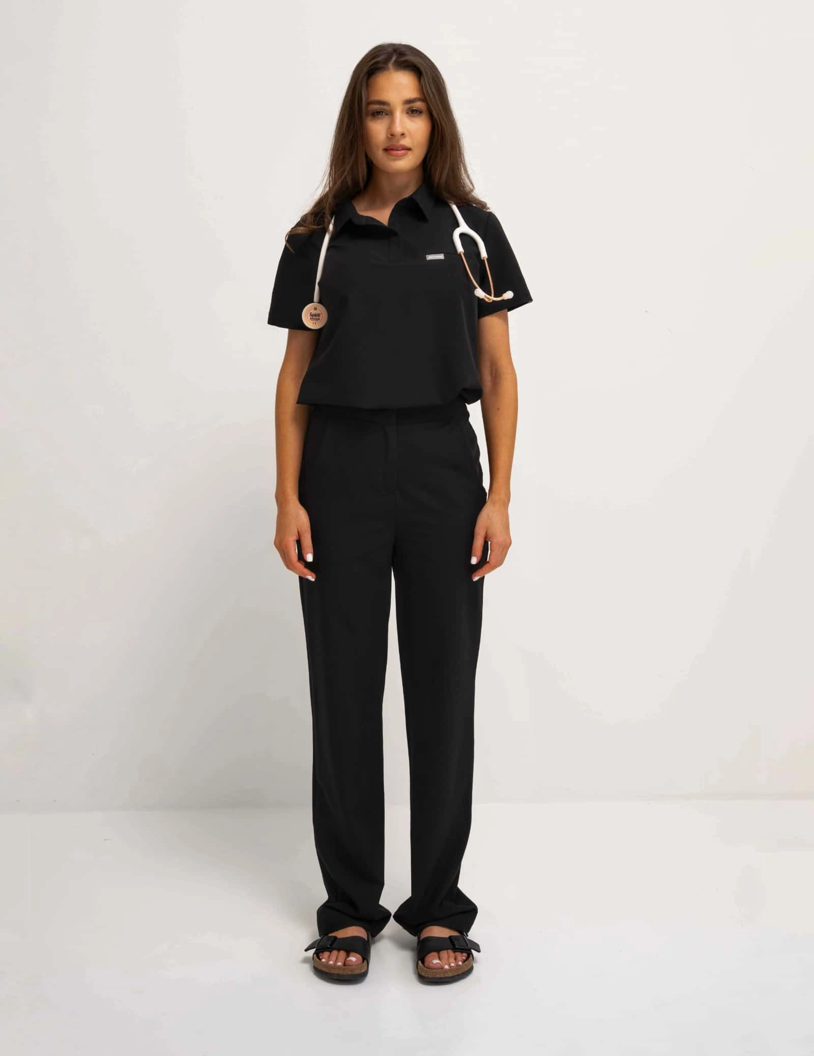 Dámske Lekárske Nohavice Tiffany - BLACK