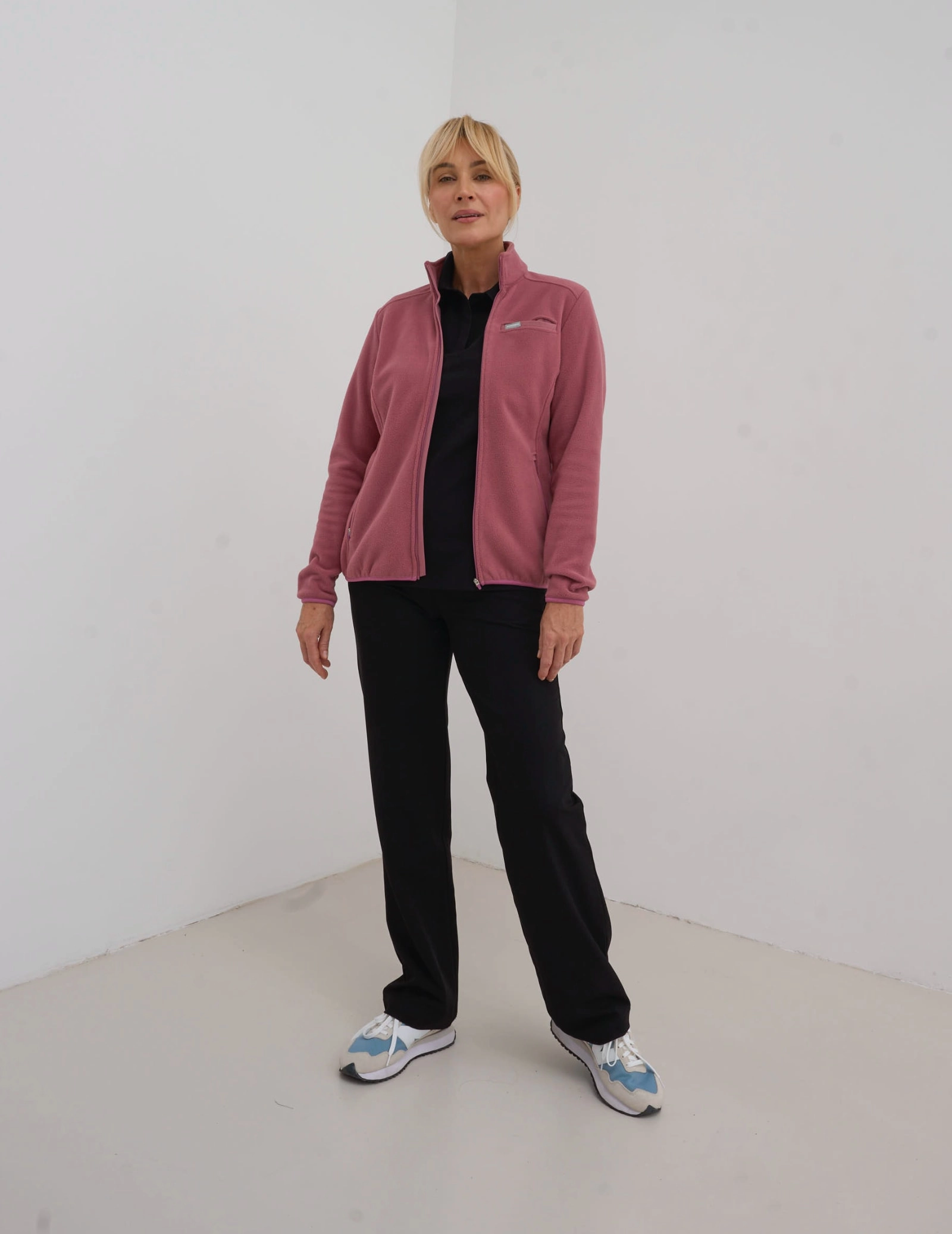 Dámska Fleece Mikina COZY HEAT - WOODROSE