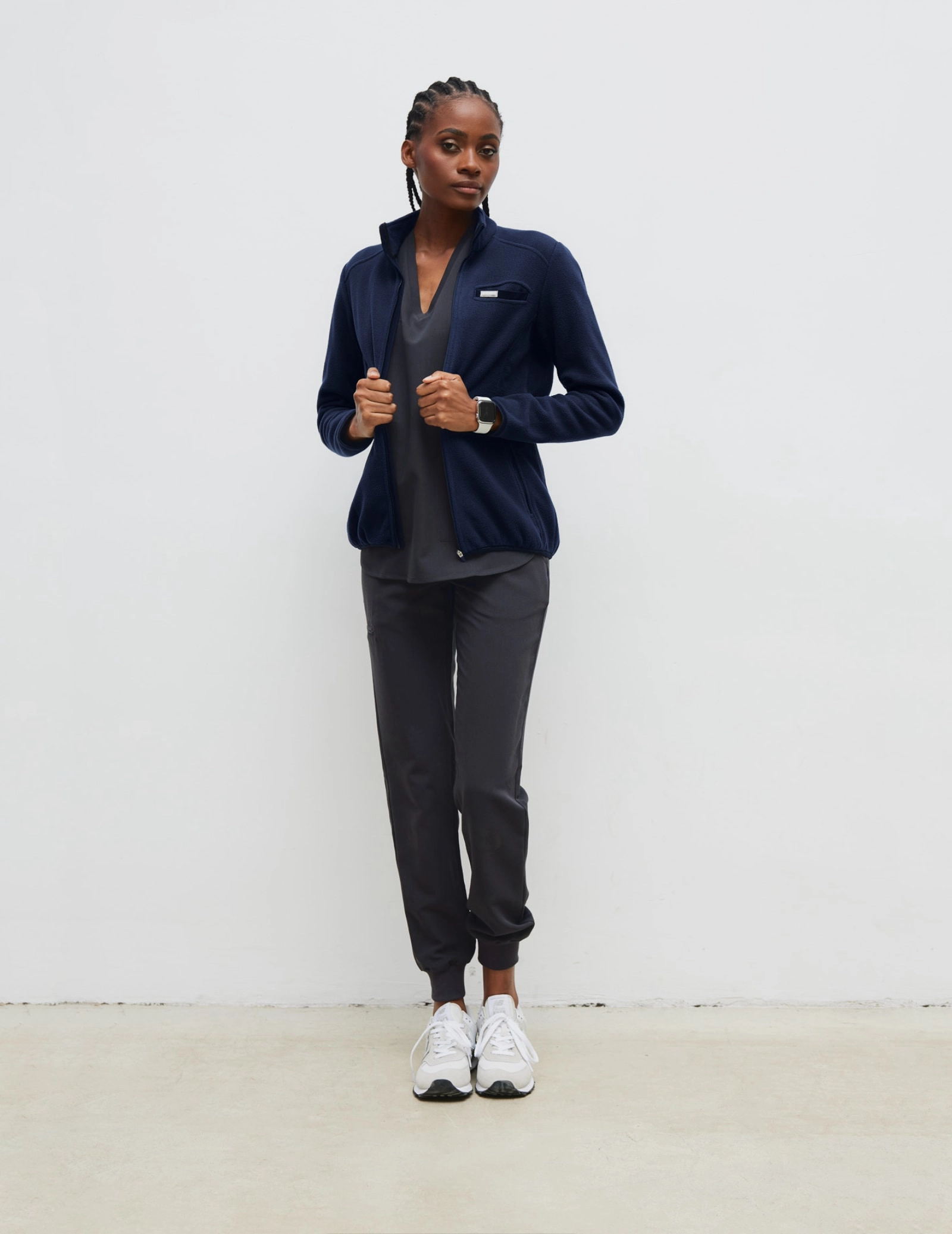 Dámska Fleece Mikina COZY HEAT- DARK NAVY