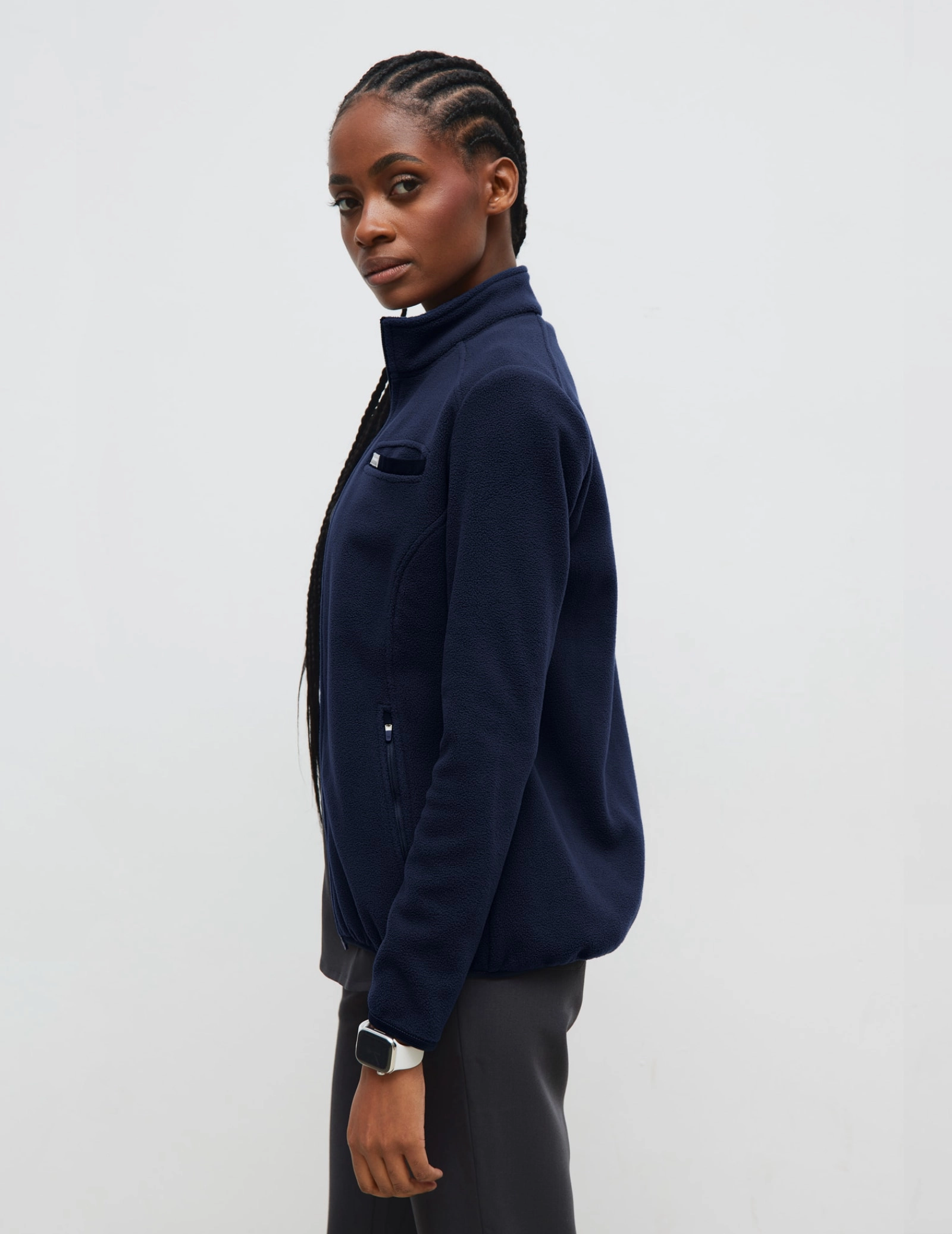 Dámska Fleece Mikina COZY HEAT- DARK NAVY