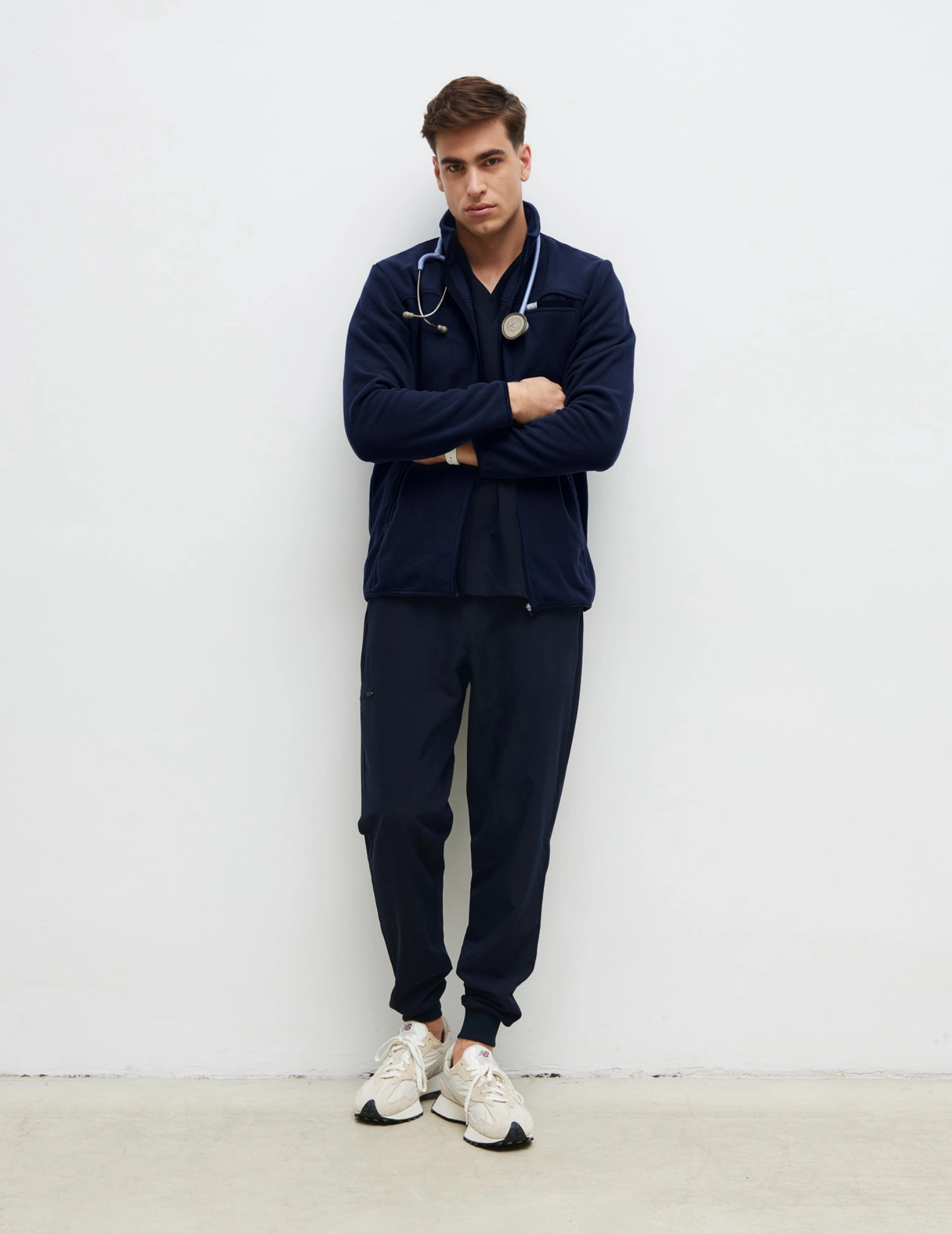 Pánska Fleece Mikina COZY HEAT - DARK NAVY