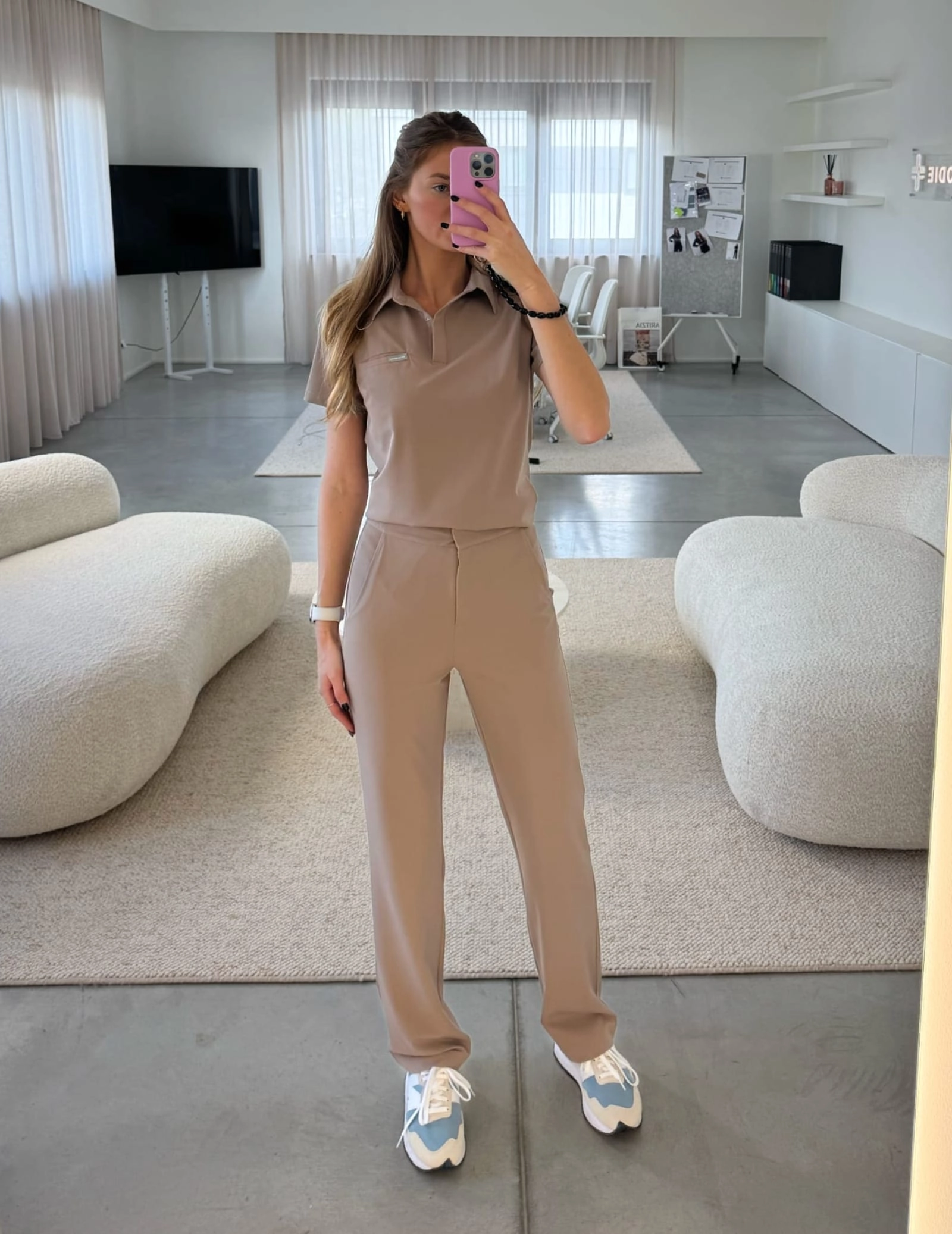 Dámske Lekárske Nohavice Tiffany - BEIGE