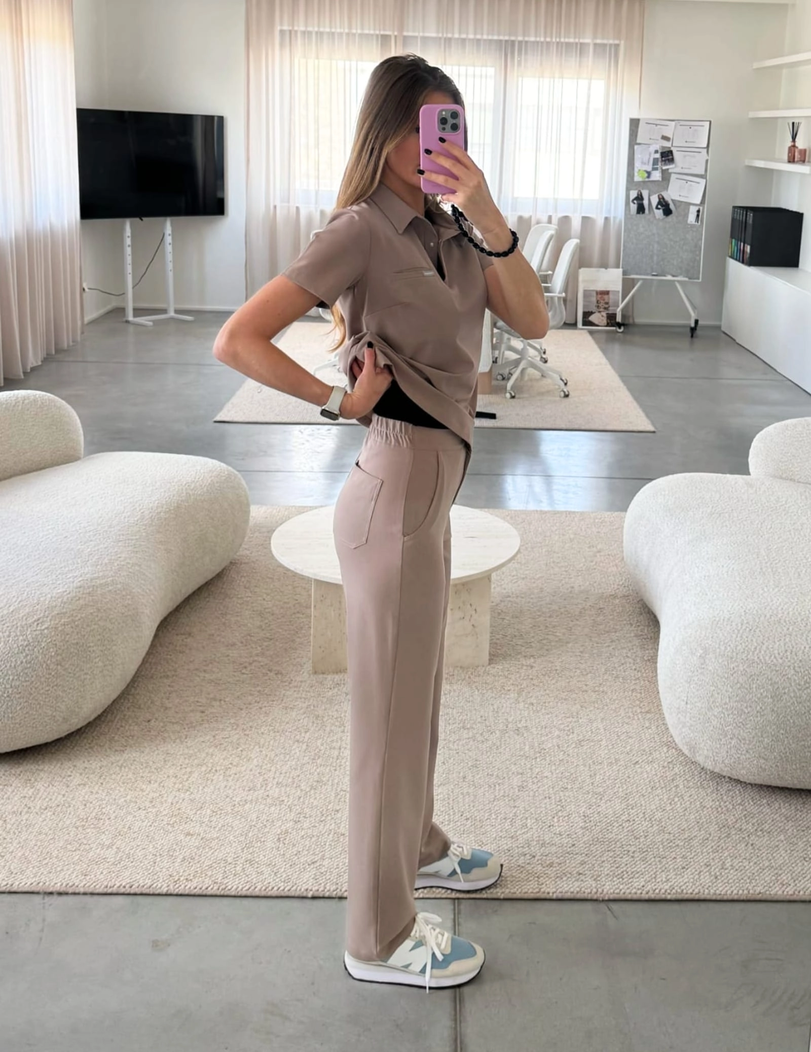 Dámske Lekárske Nohavice Tiffany - BEIGE