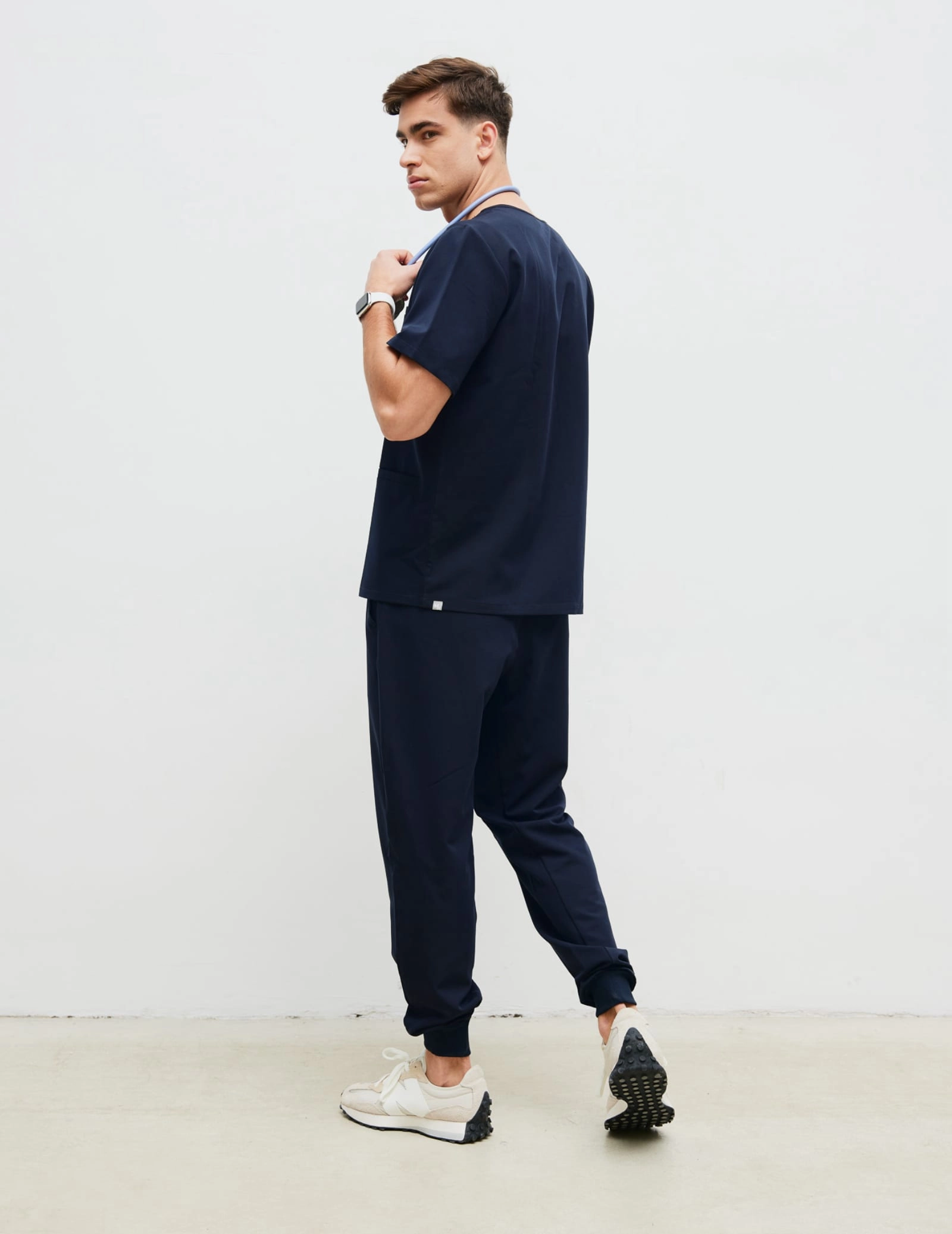 Pánske nohavice Joggers - MIDNIGHT BLUE