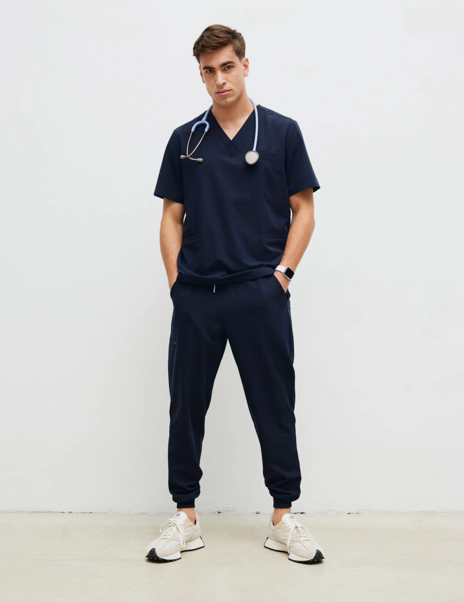 Pánske nohavice Joggers - MIDNIGHT BLUE