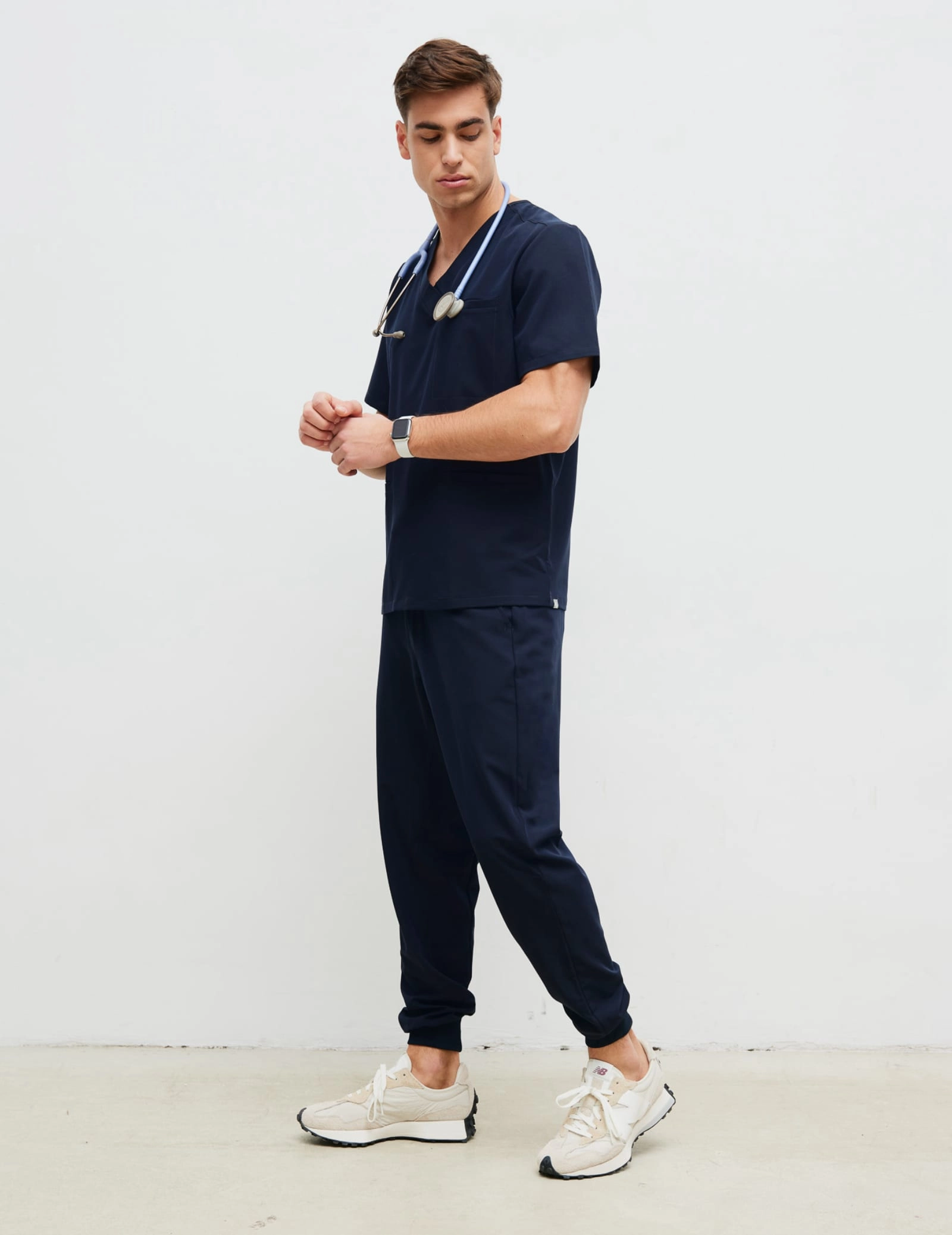 Pánske nohavice Joggers - MIDNIGHT BLUE