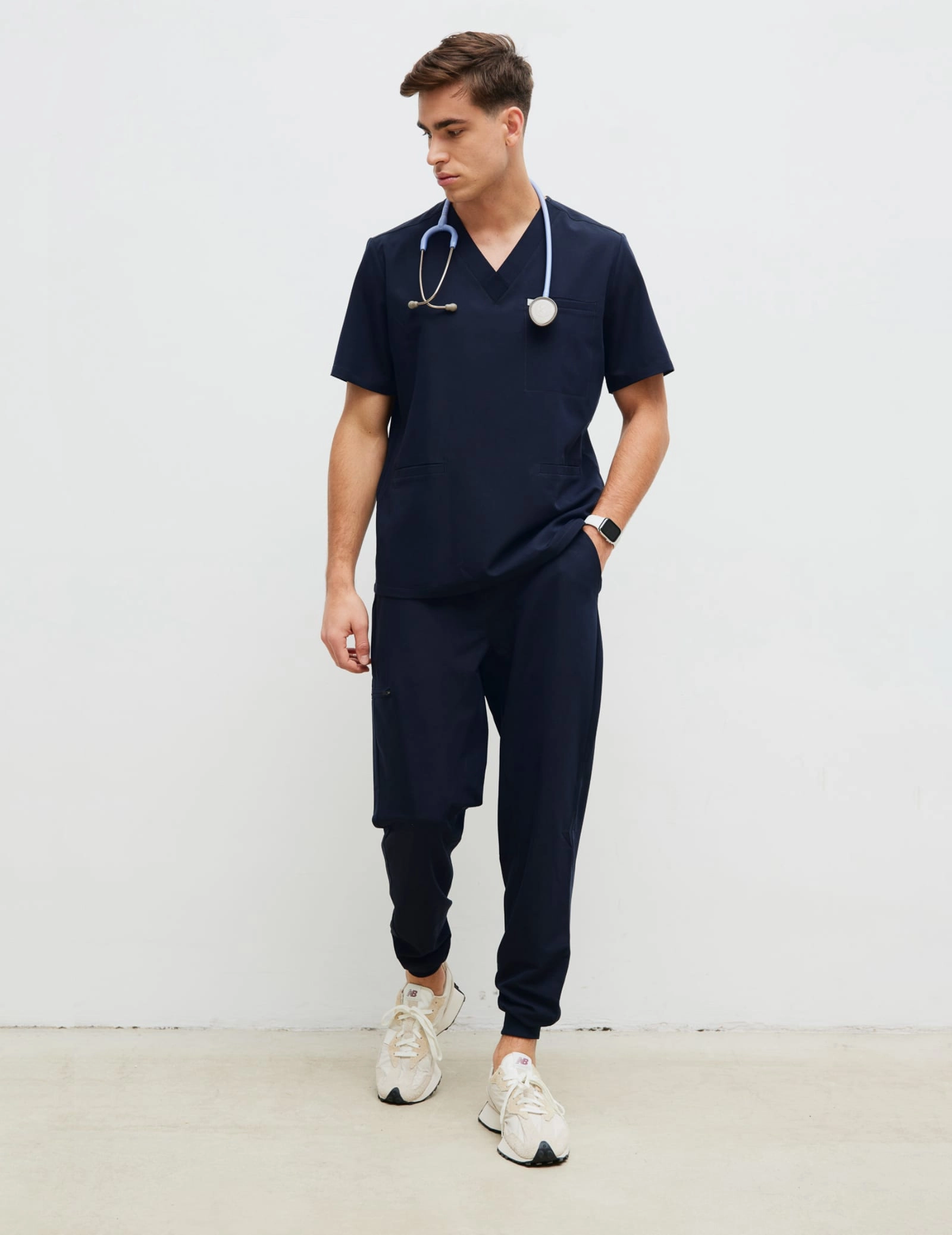 Pánske nohavice Joggers - MIDNIGHT BLUE