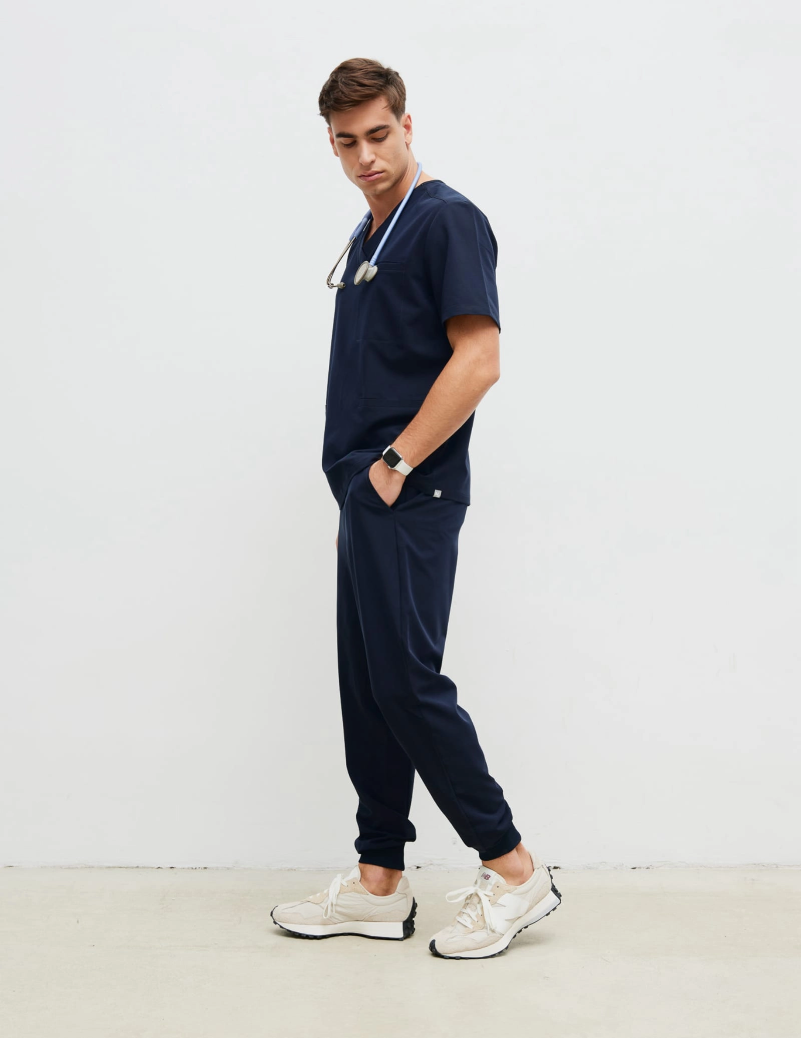 Pánske nohavice Joggers - MIDNIGHT BLUE