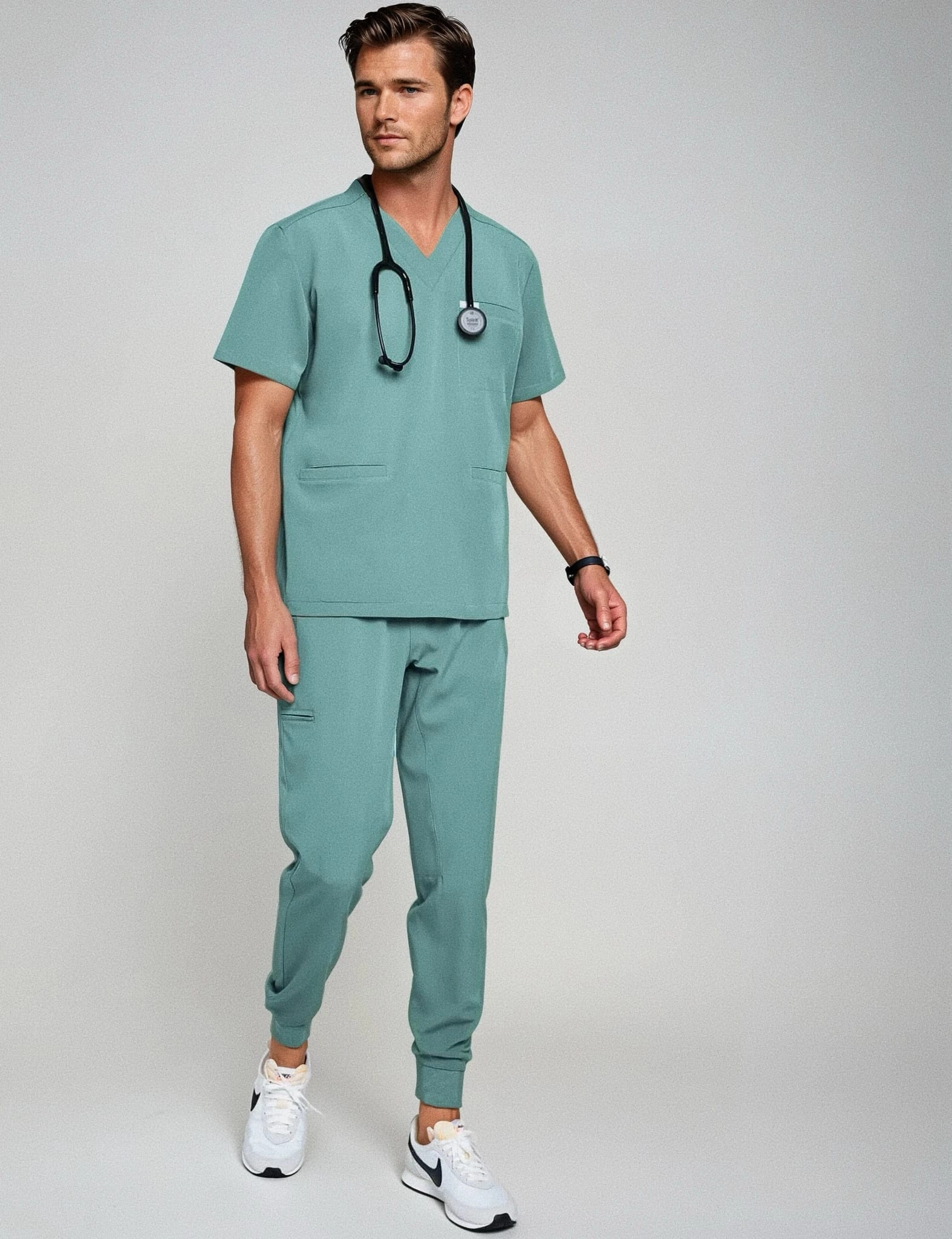 Birbal Medical mikina - DUSTY GREEN