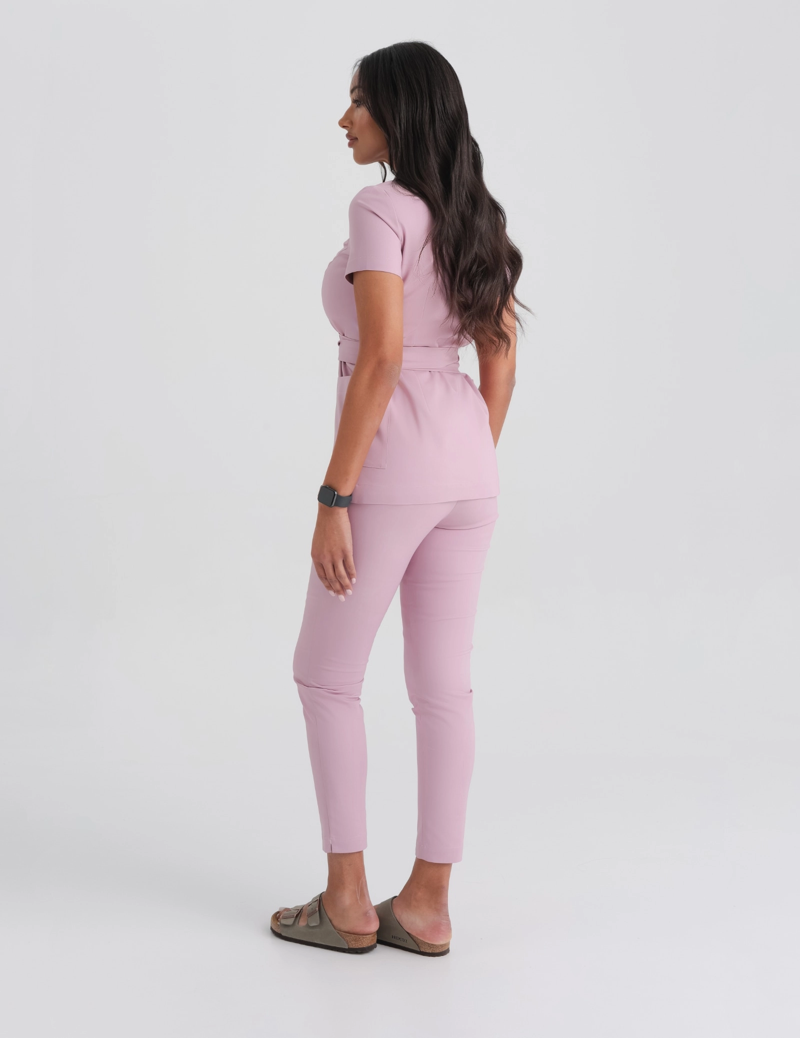Lekárska Mikina na viazanie Auri- FRENCH PINK
