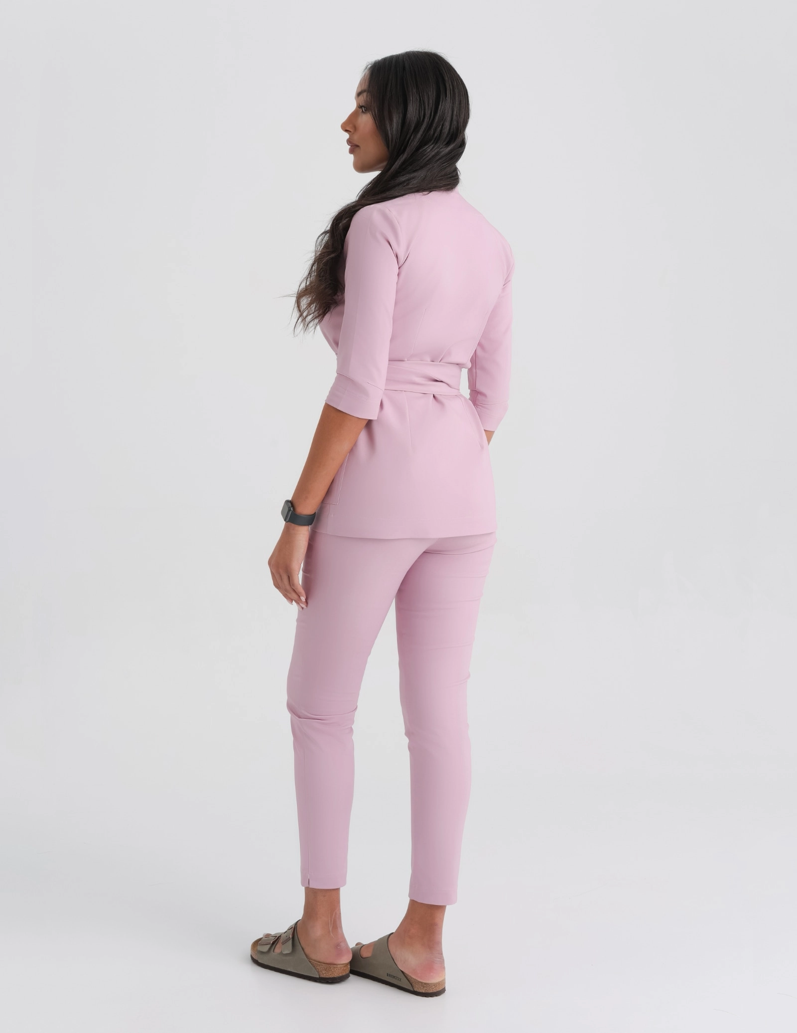 Dámske Lekárske Nohavice Slim Fit- FRENCH PINK