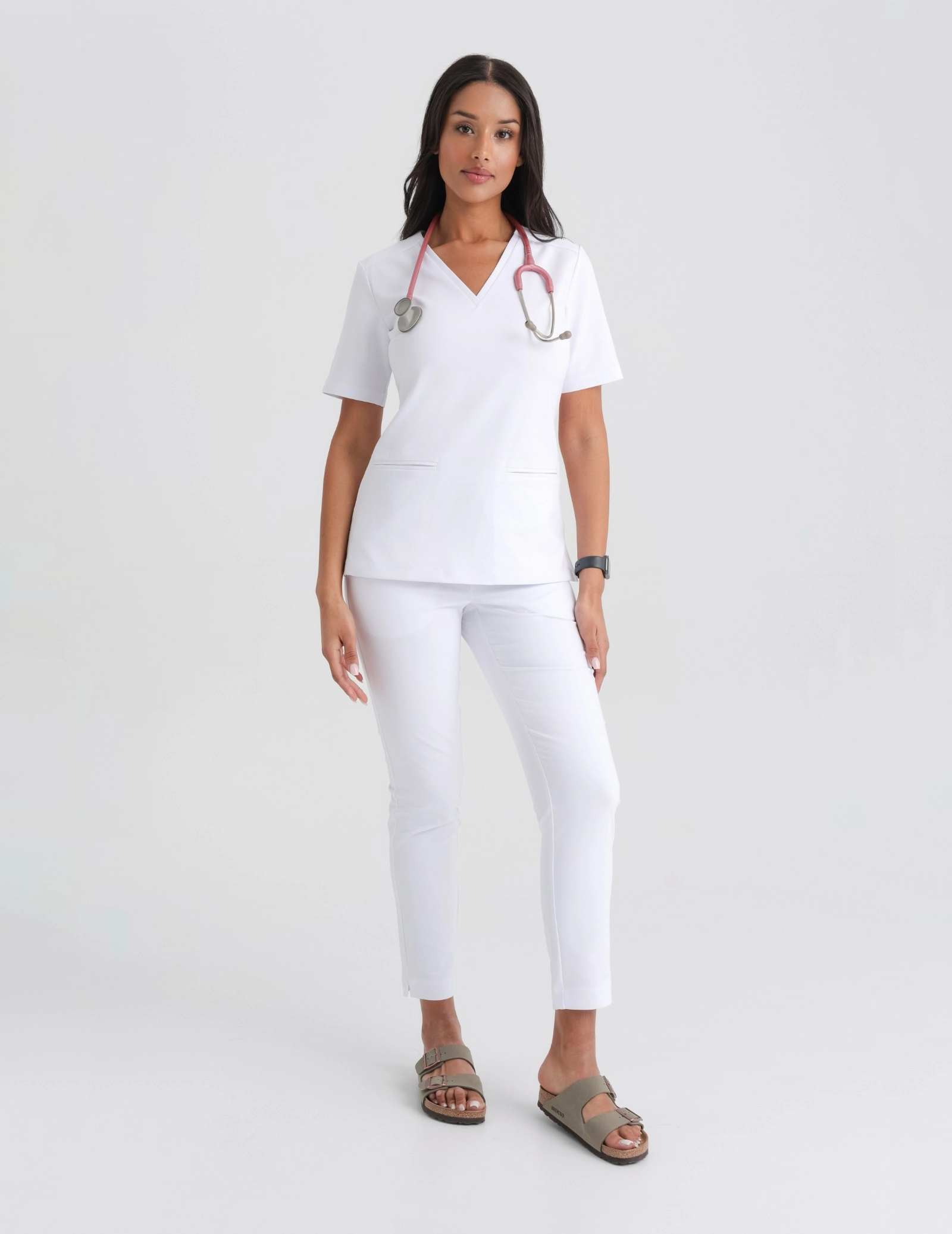 Dámske nohavice Basic - WHITE