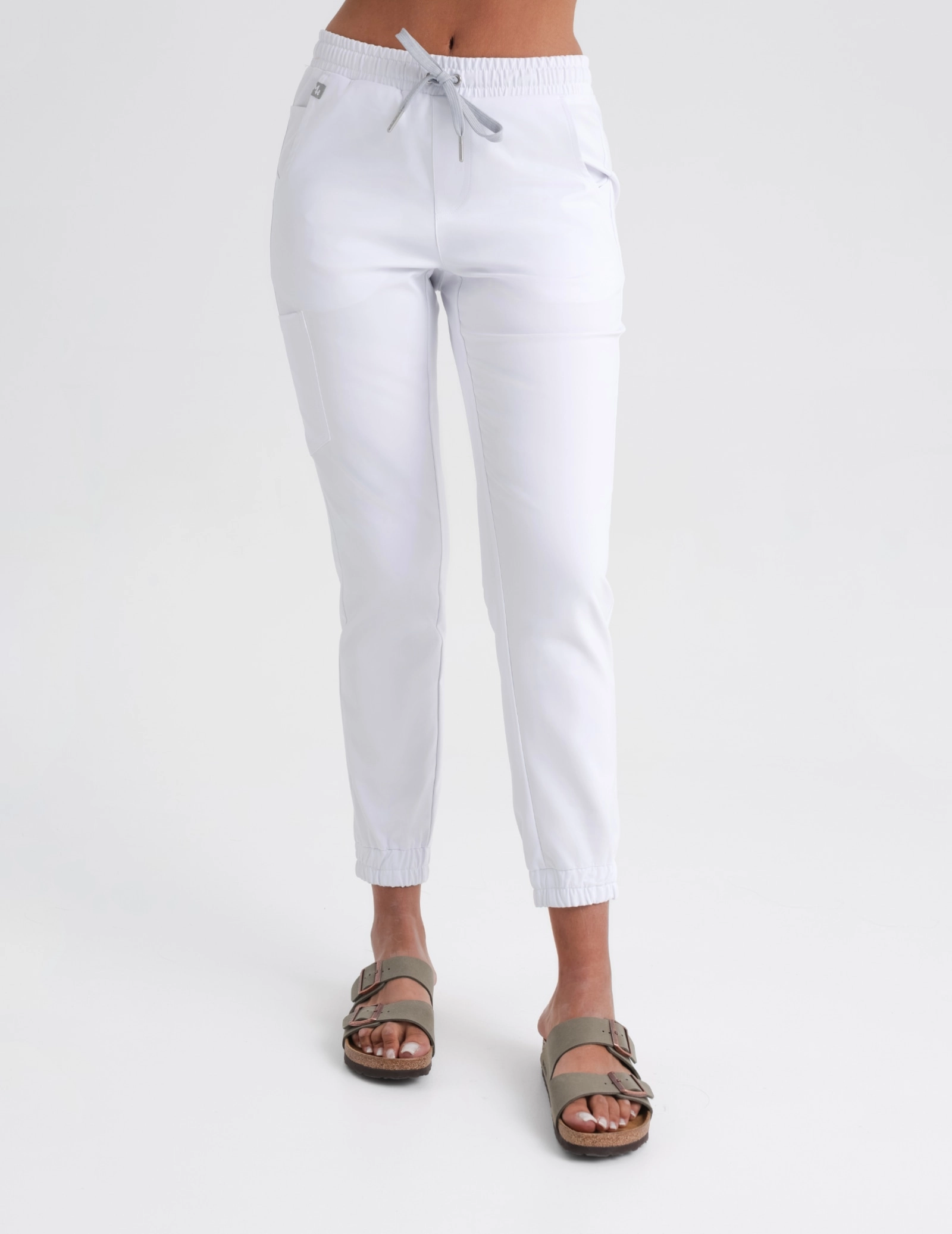 Dámske nohavice Joggers - WHITE