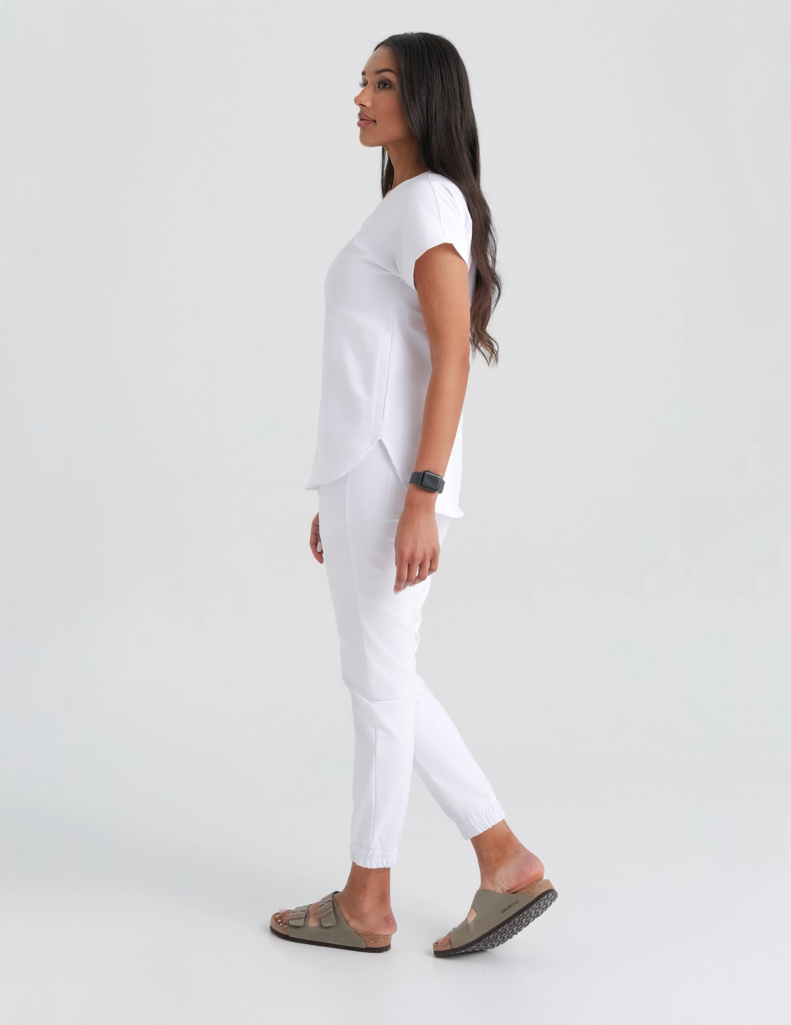 Dámske nohavice Joggers - WHITE