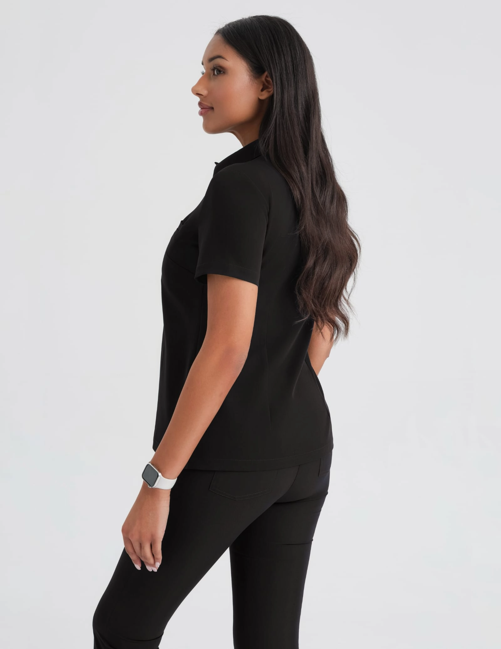 Lekárska Mikina Polo - BLACK
