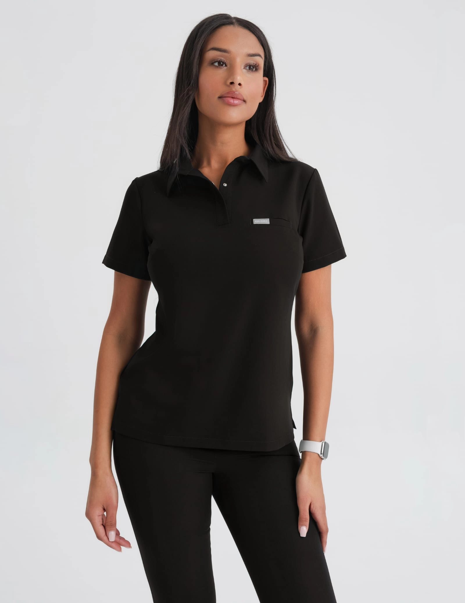 Lekárska Mikina Polo - BLACK