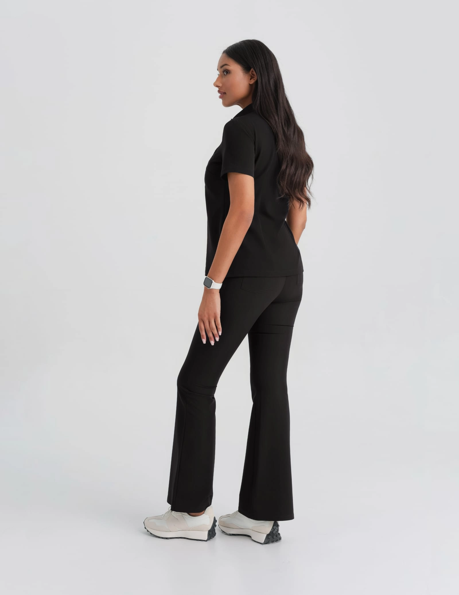 Lekárska Mikina Polo - BLACK