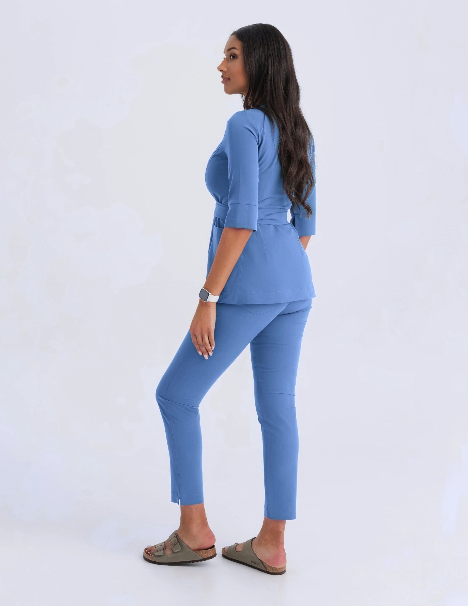 Viazaná lekárska blúzka Rosalie - MARINA BLUE