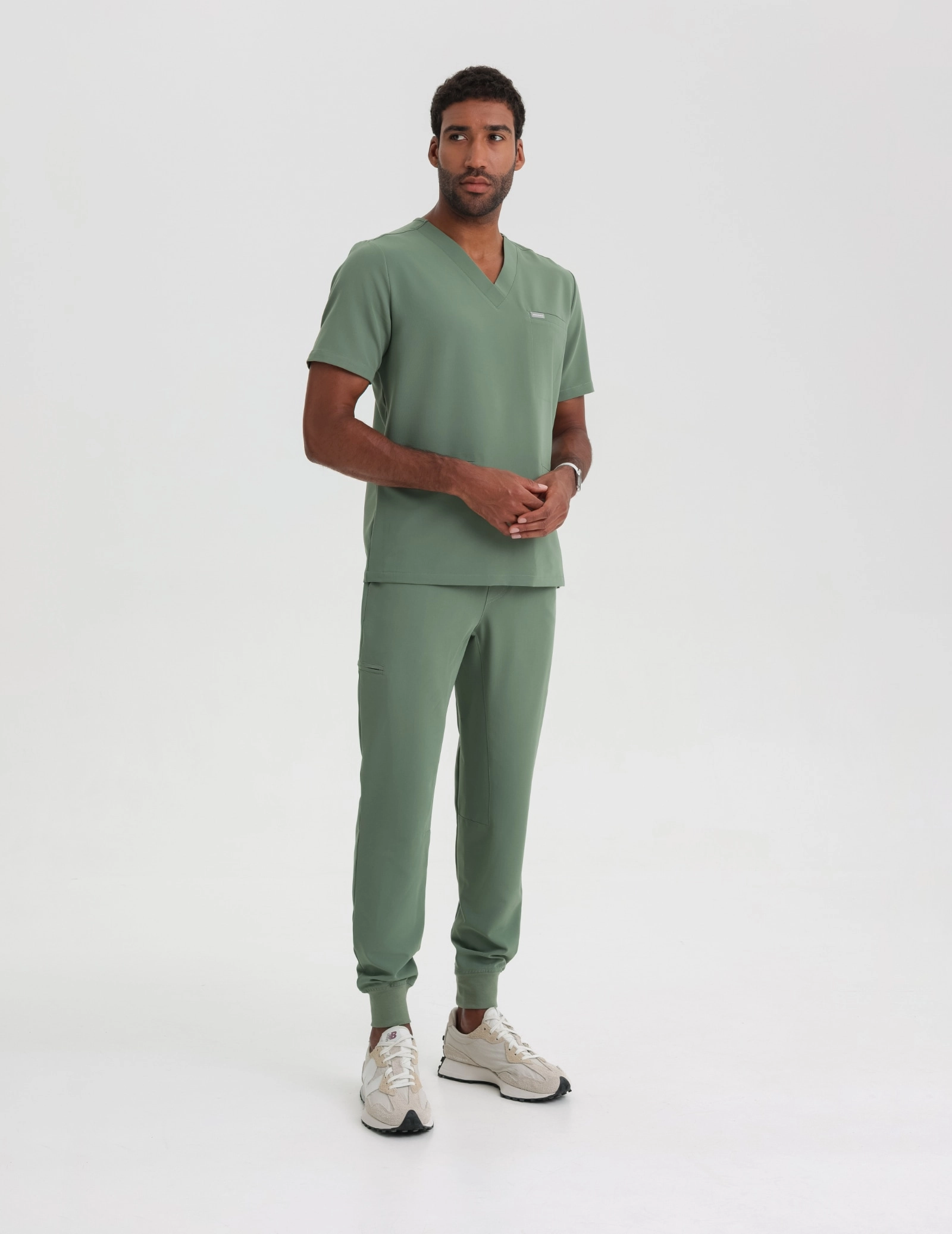 Pánske nohavice Joggers - KHAKI