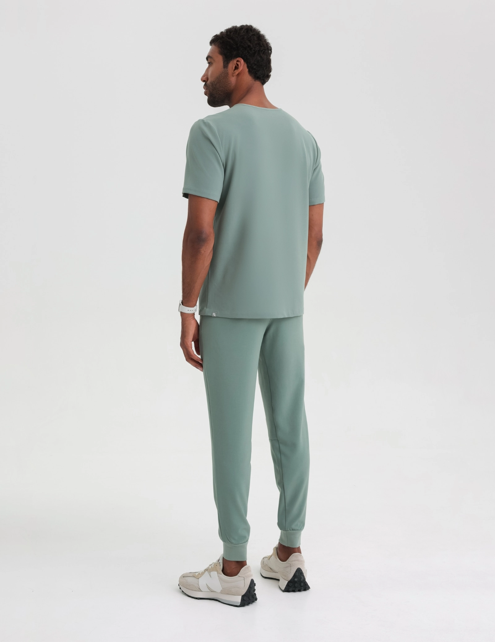 Pánske nohavice Joggers - DUSTY GREEN
