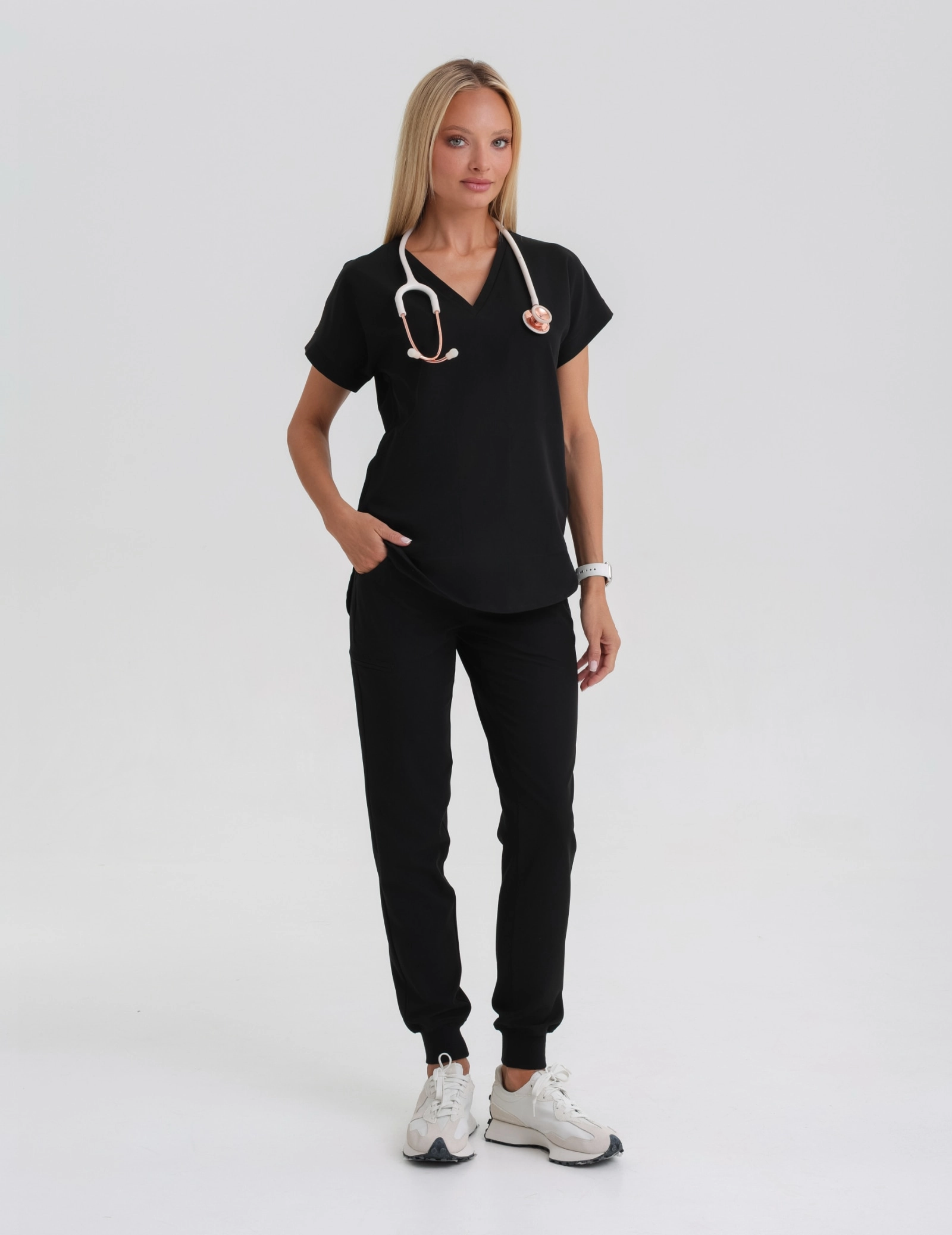 Zdravotnícka mikina Kendall - BLACK Zdravotnícka mikina Kendall - BLACK