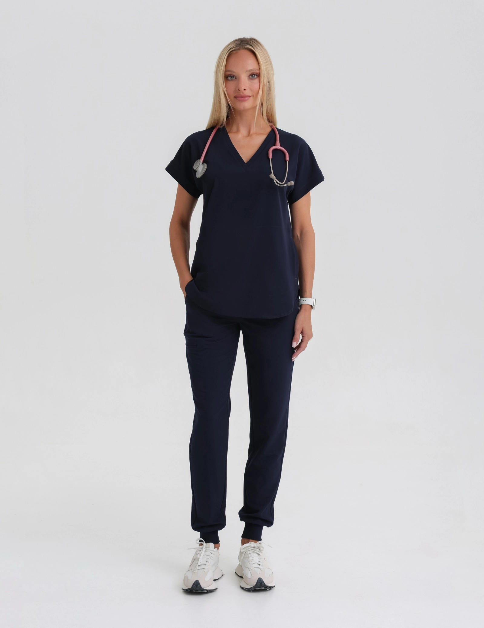 Dámske nohavice Joggers - DARK NAVY