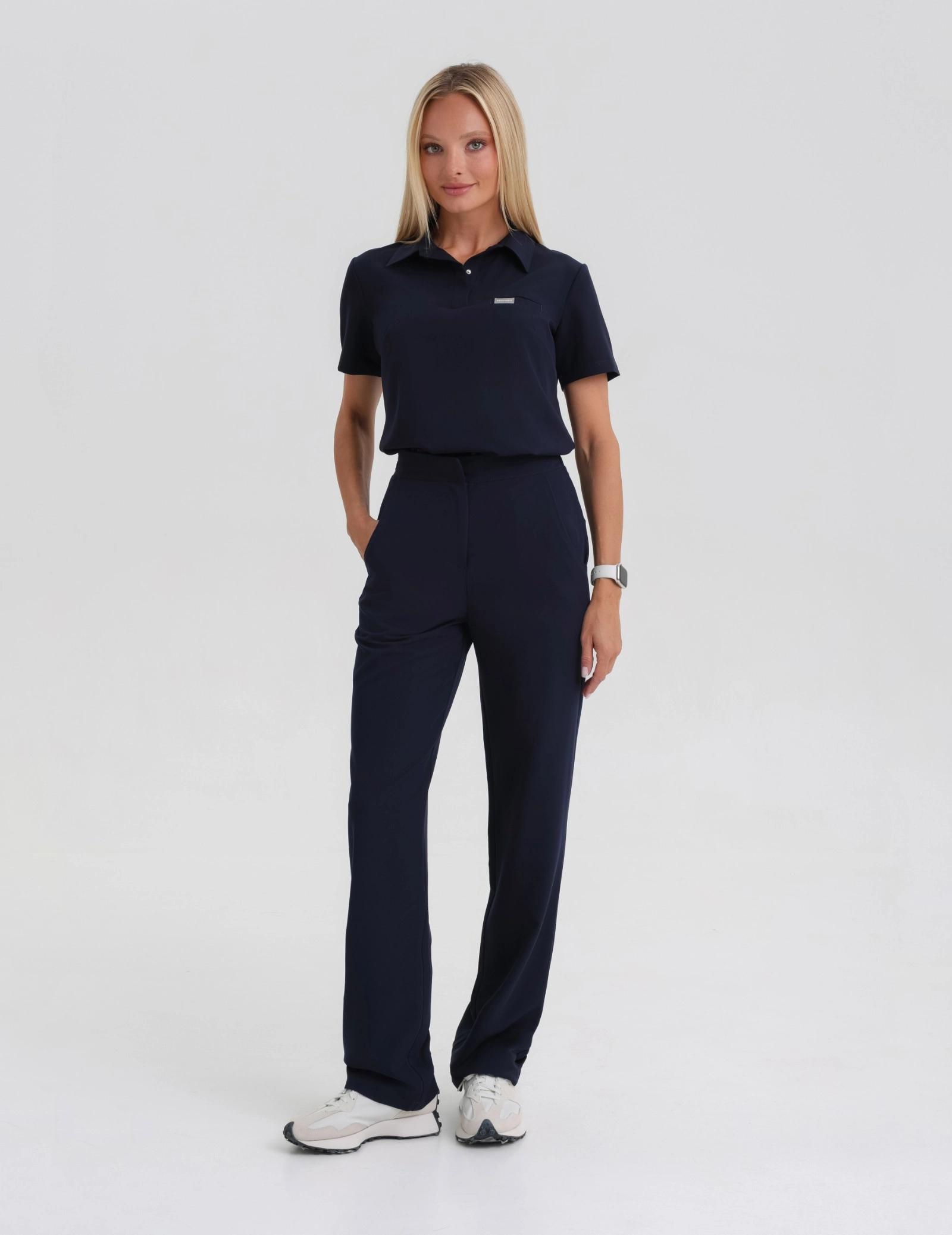 Lekárska Mikina Polo - Dark Navy
