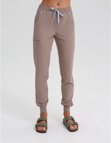 Dámske nohavice Jogger - BEIGE