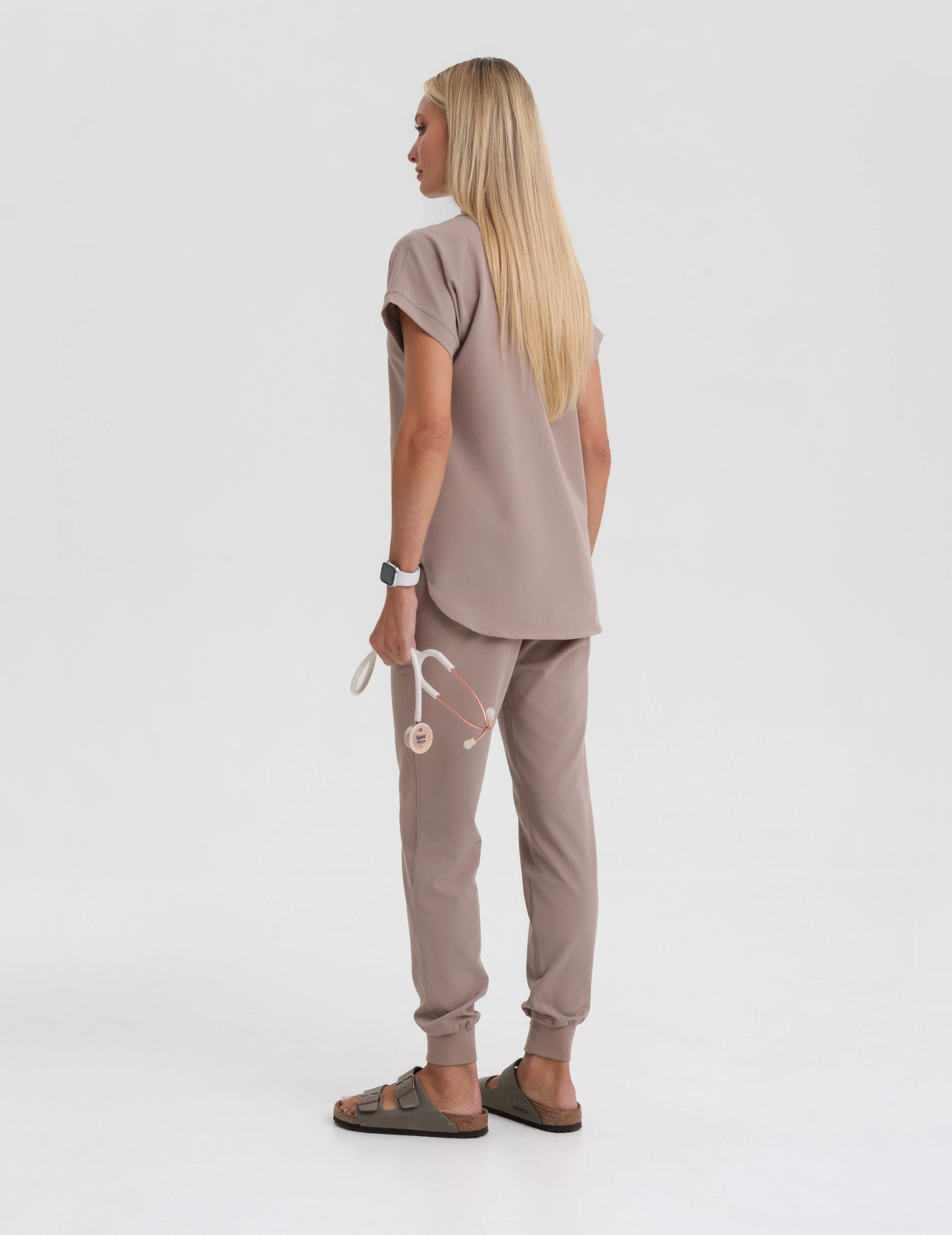Dámske nohavice Jogger - BEIGE