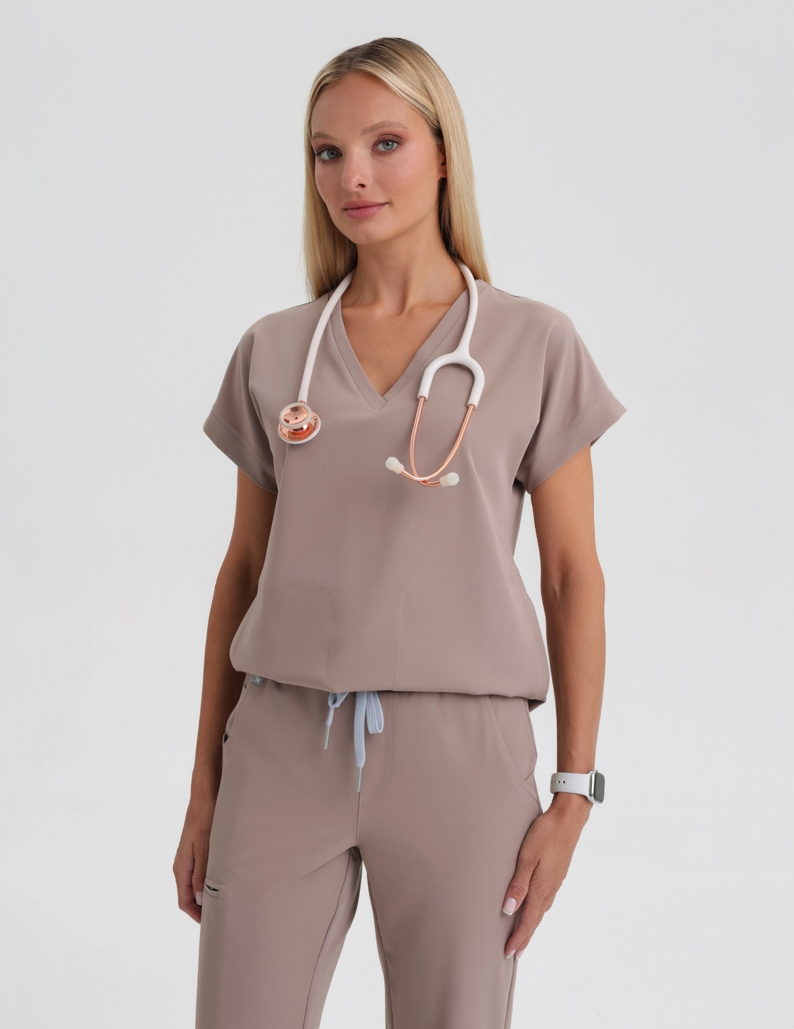 Zdravotnícka mikina Kendall - BEIGE